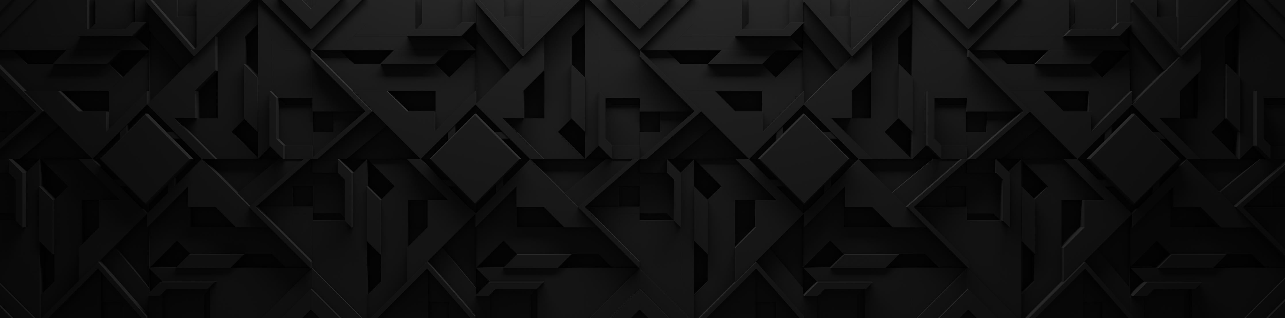 Küchenrückwand-Dunkel Schwarzer Geometrischer 3D Hintergrund