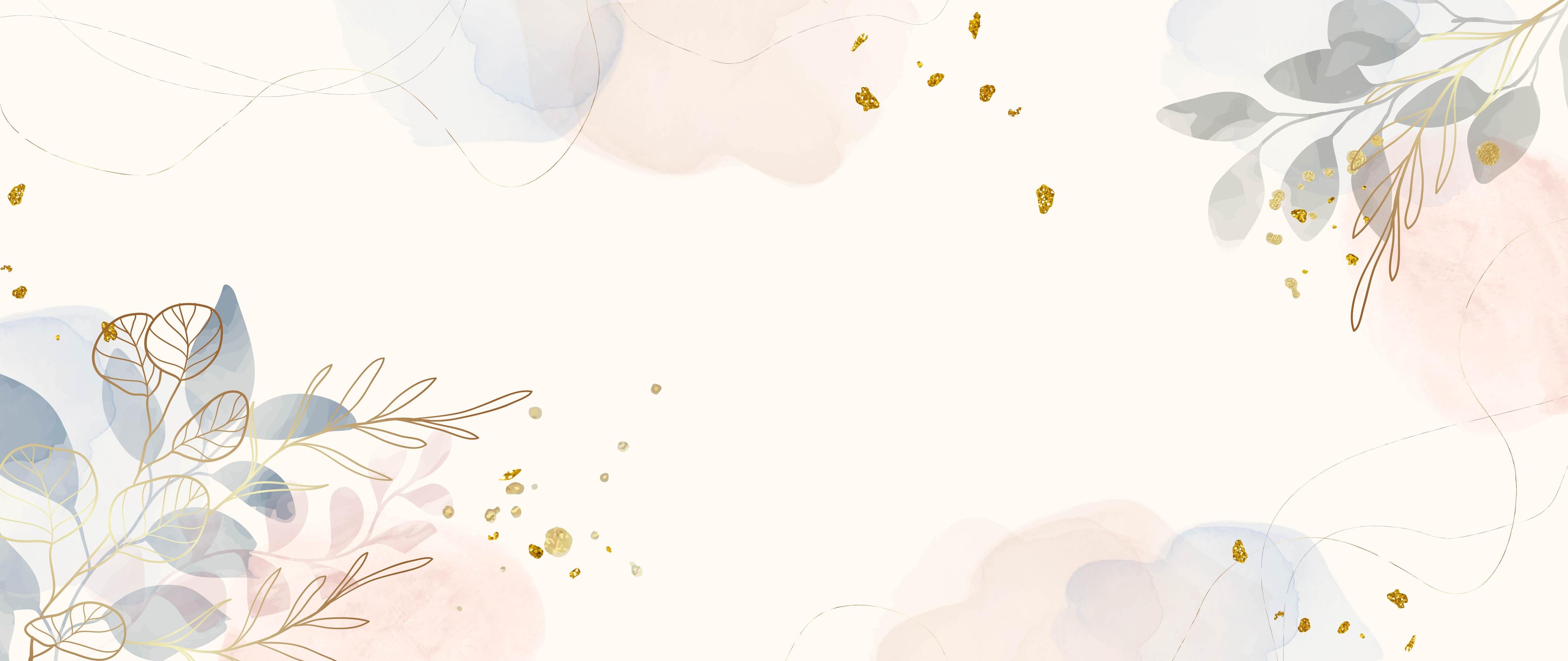 Küchenrückwand-Elegantes Blumen Aquarell Hintergrunddesign