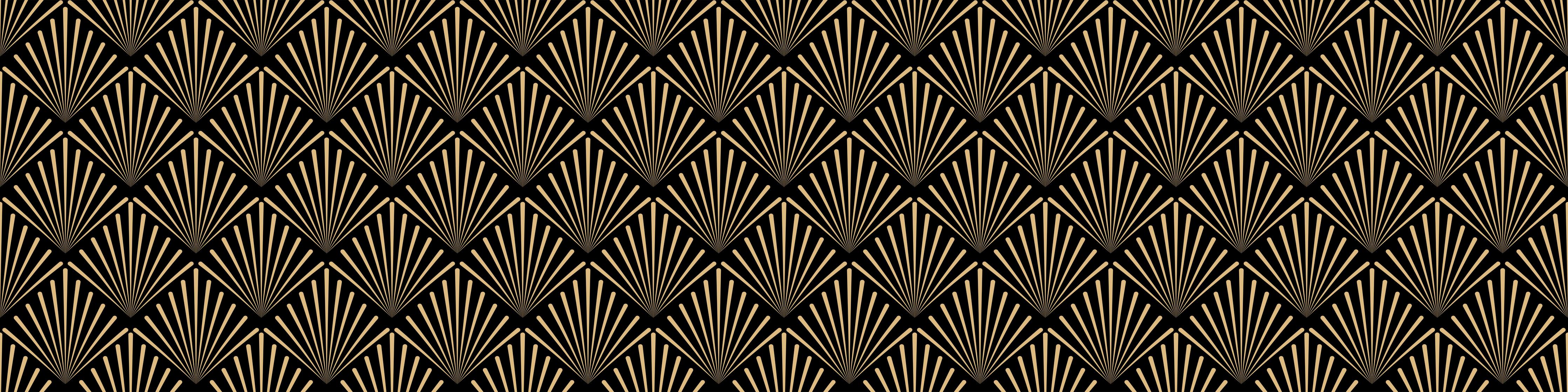 Küchenrückwand-Elegantes Geometrisches Goldlinienmuster