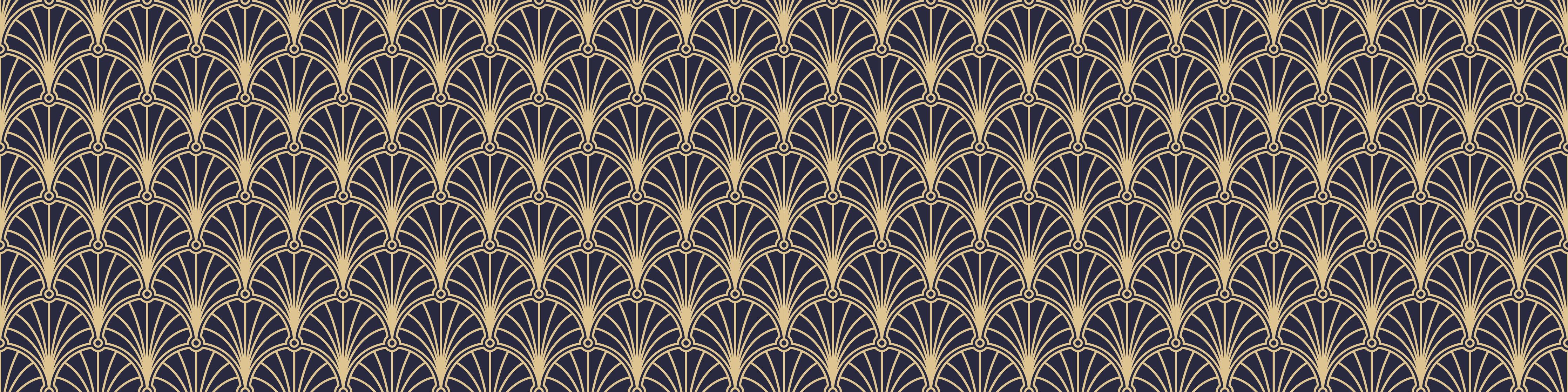 Küchenrückwand-Elegantes geometrisches Art-Deko-Design