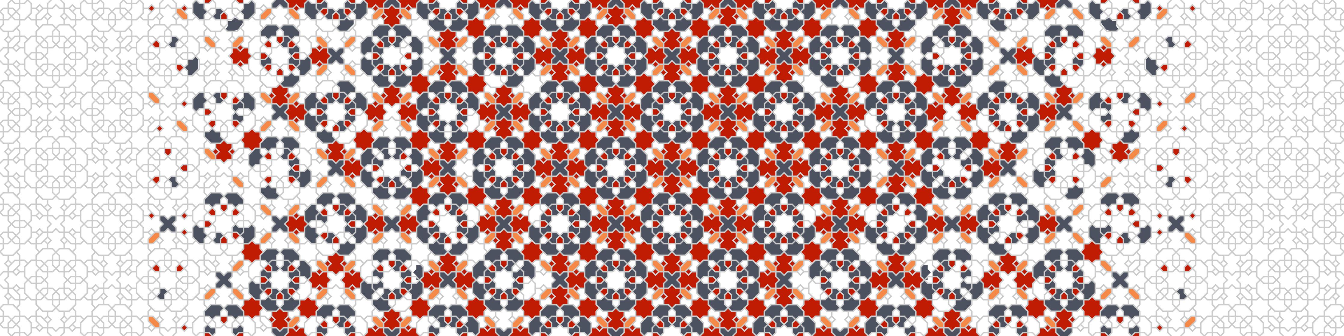 Küchenrückwand-Farbenfrohes Rot-Weißes Abstrakt Design