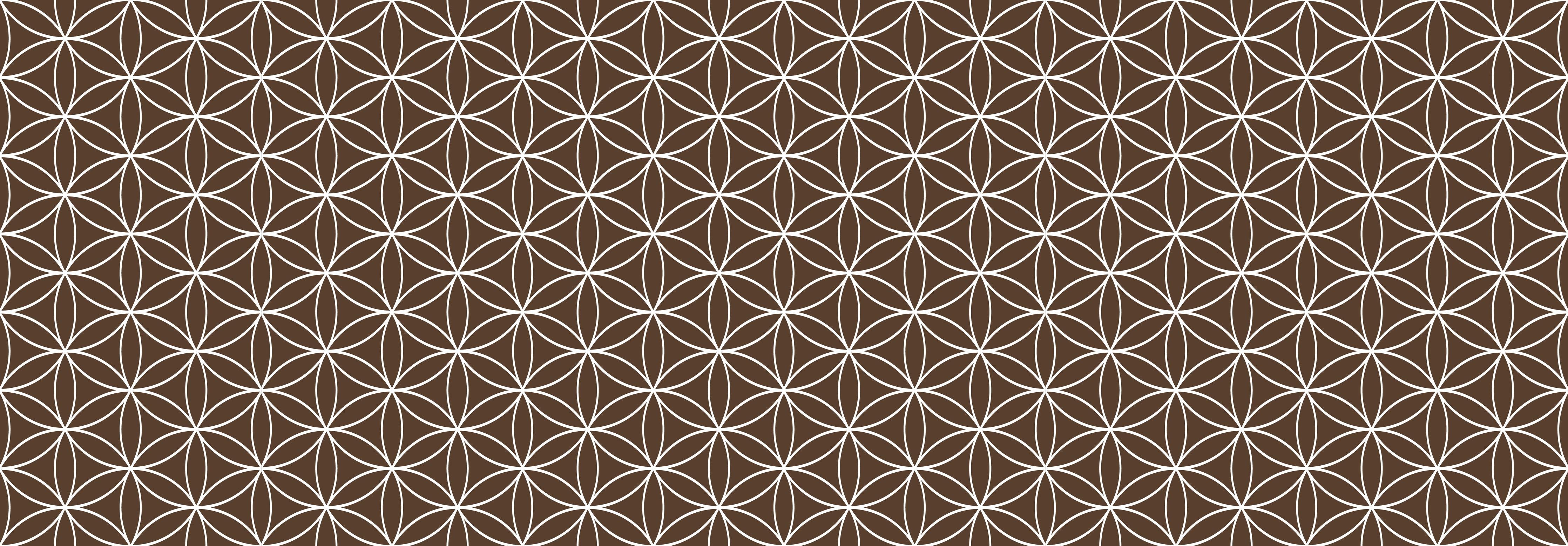 Küchenrückwand-Geometrica Fiori Caffè