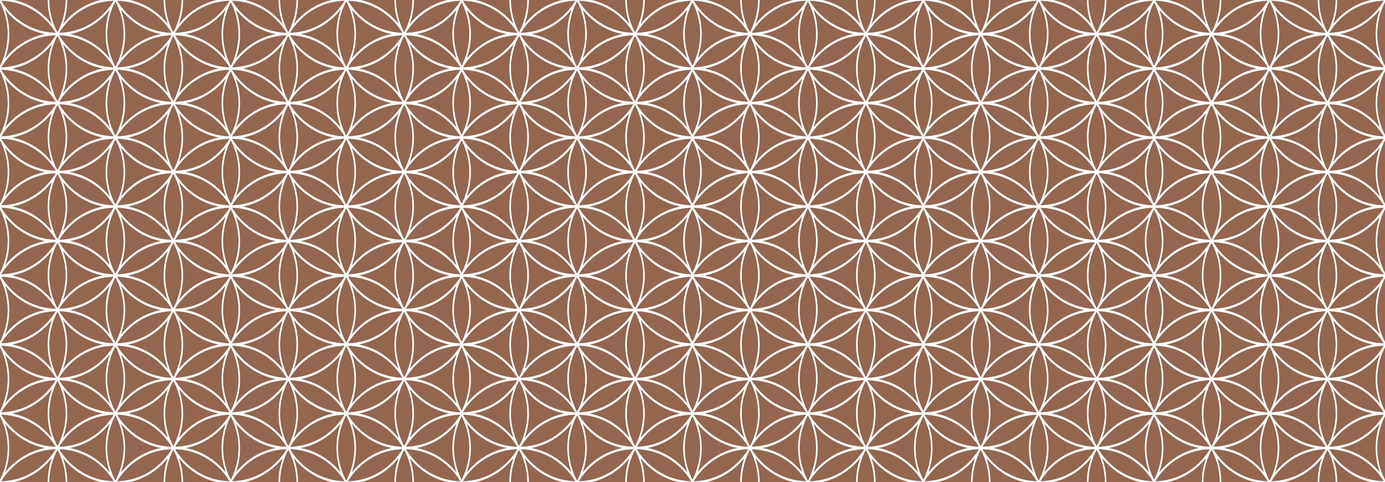 Küchenrückwand-Geometrica Fiori Cannella