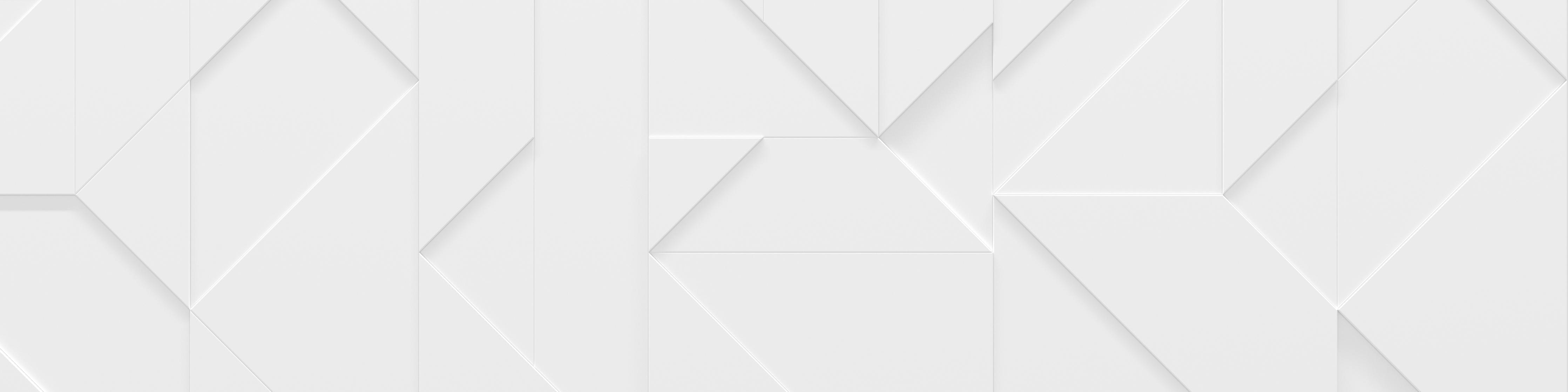 Küchenrückwand-Helle Geometrie 3D Grafik in Weiß