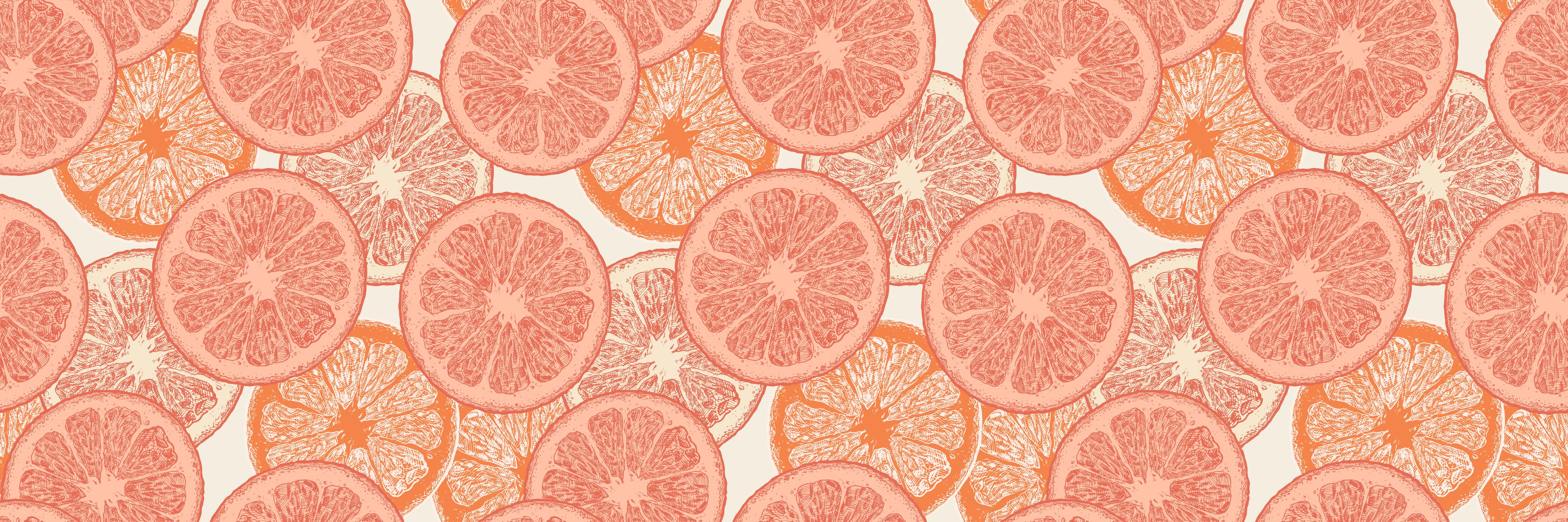 Küchenrückwand-Blutorangenmuster Orange Rosa