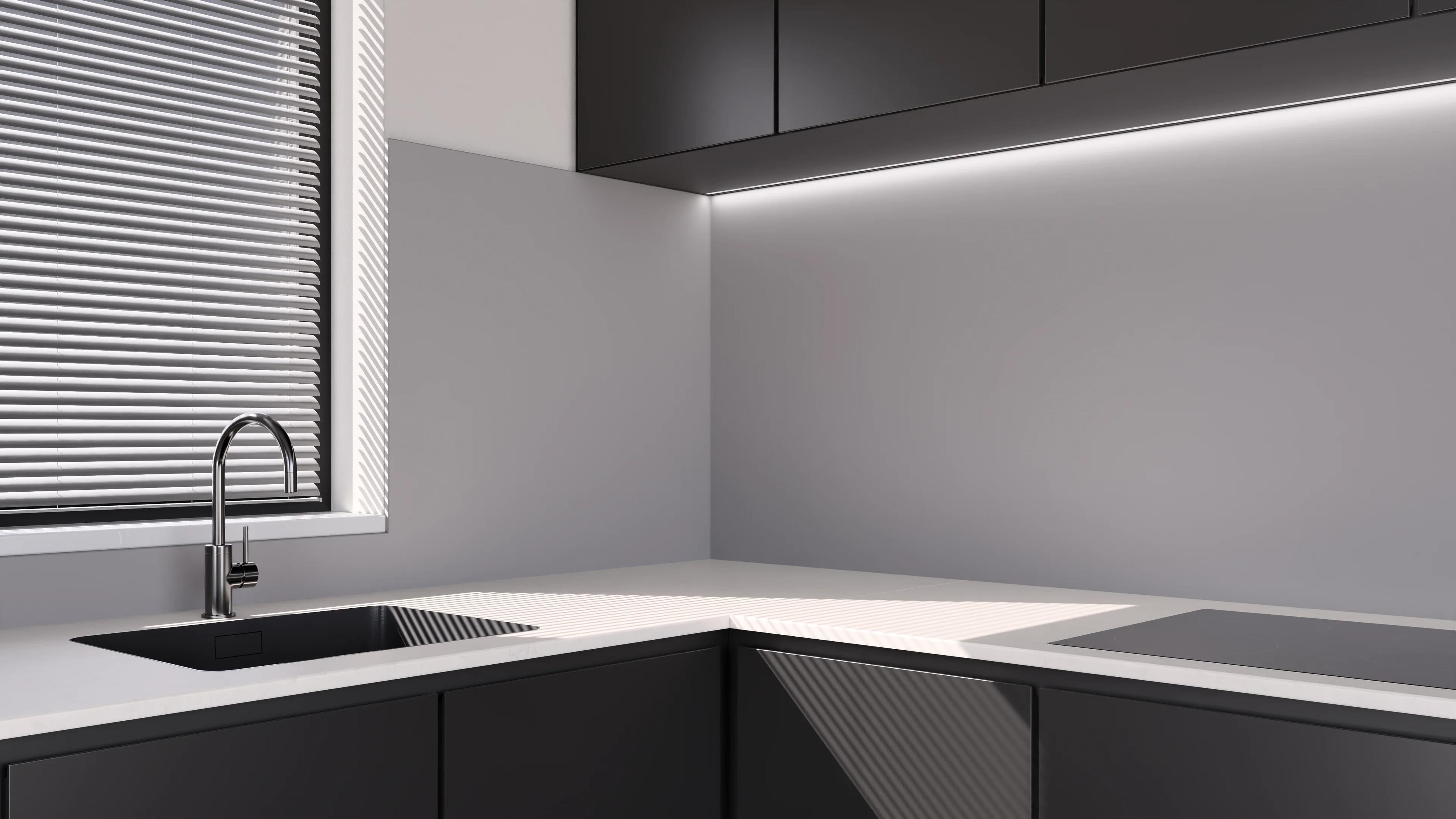 Küchenrückwand - Grey Phantasy