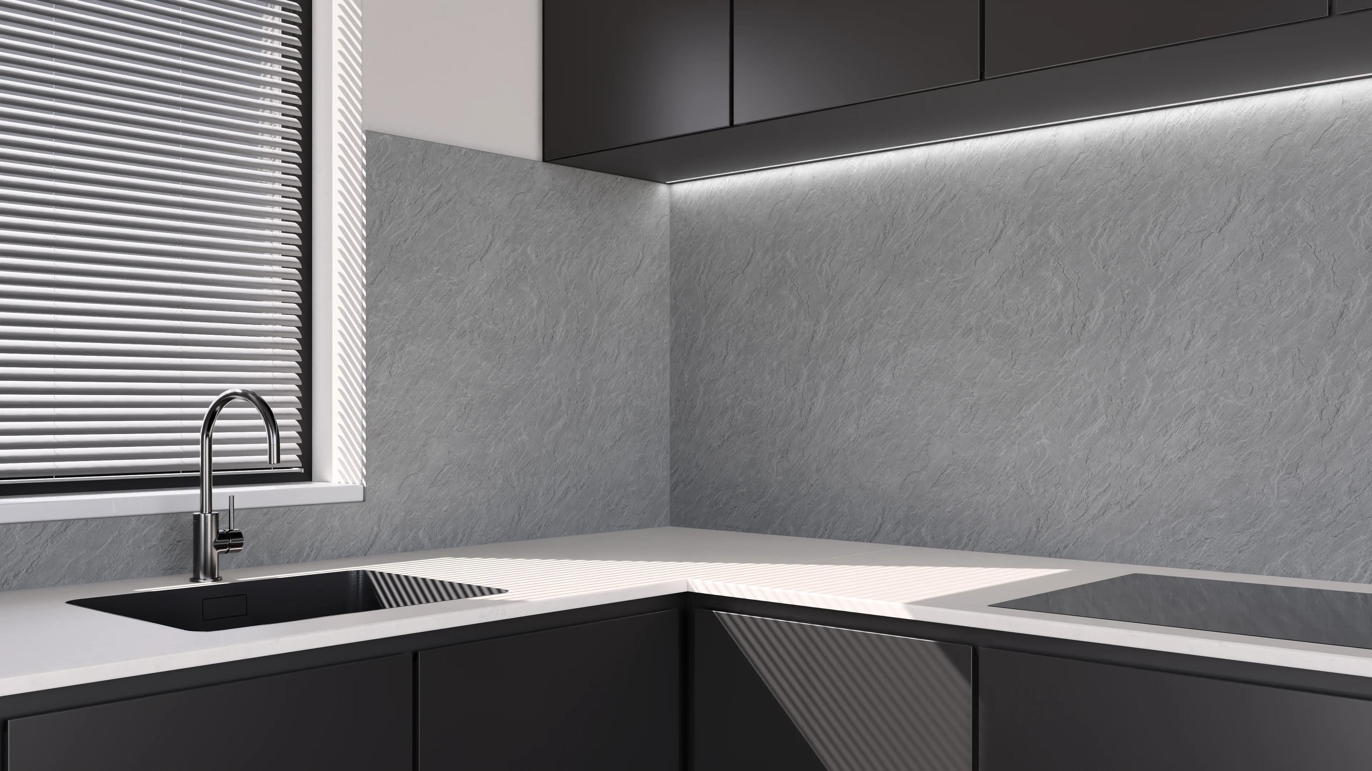 Küchenrückwand - Iron Cloud