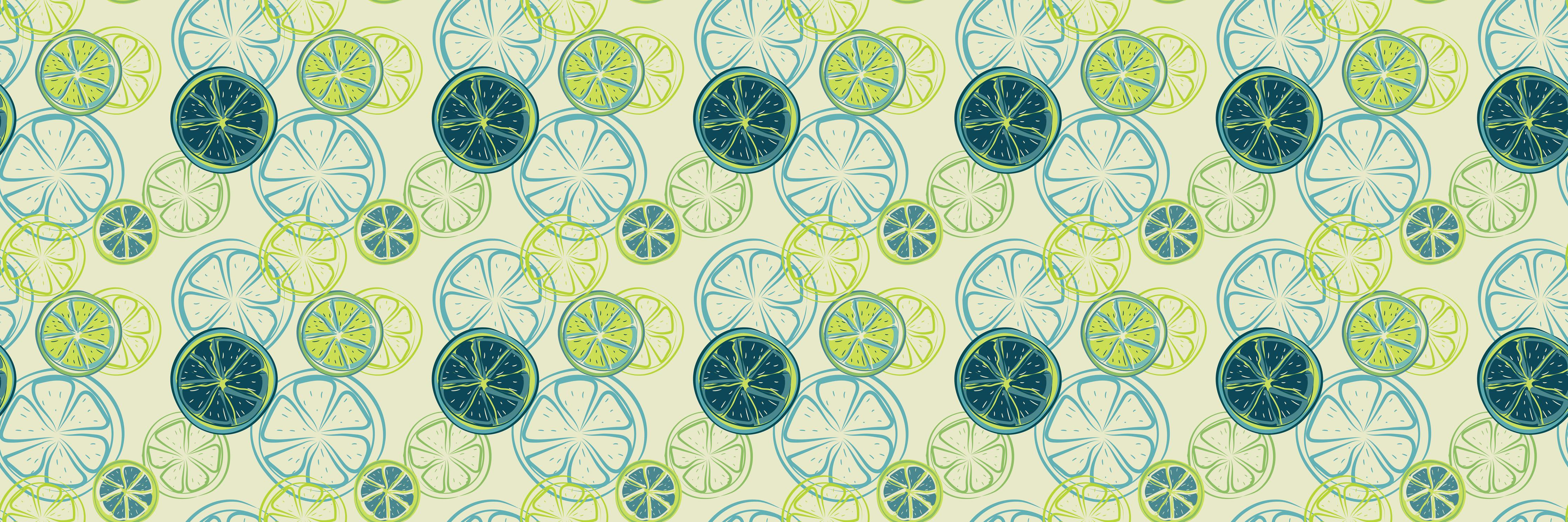 Küchenrückwand-Lime Citrus Grün Muster