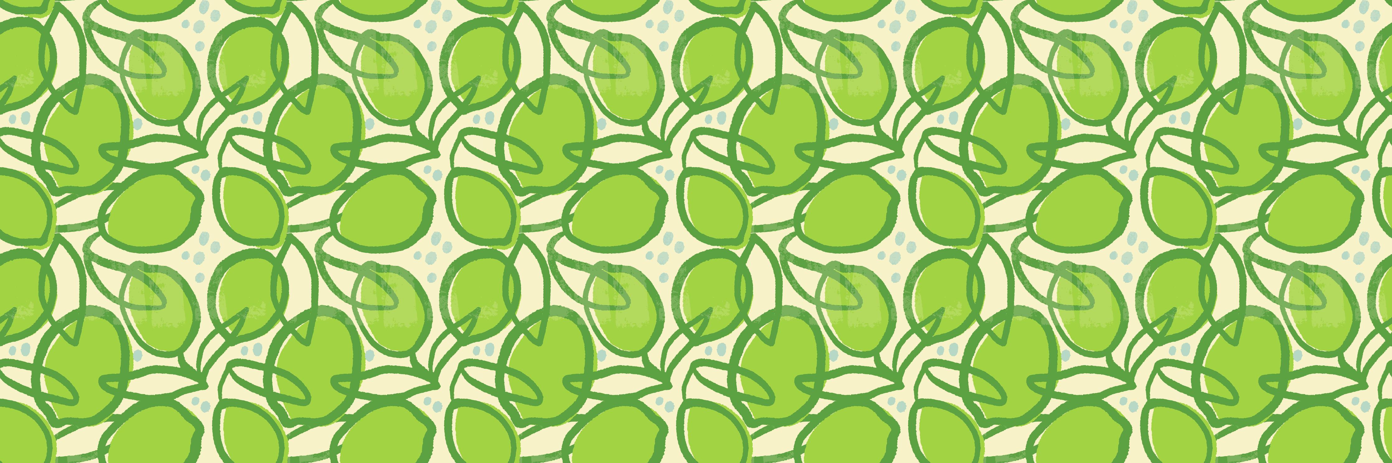 Küchenrückwand-Limettenmuster Neon-Grün