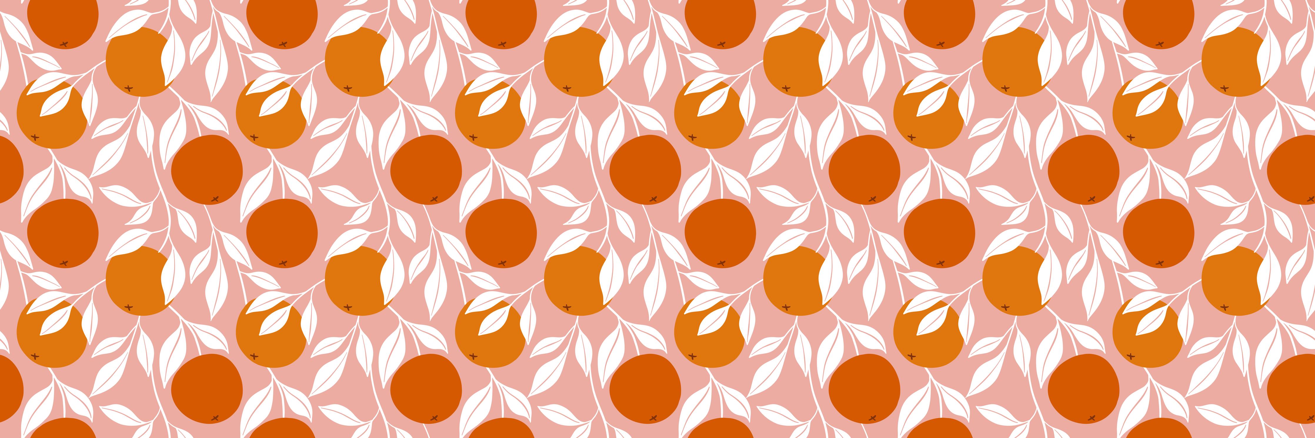 Küchenrückwand-Orangenmuster Rosa-Orange