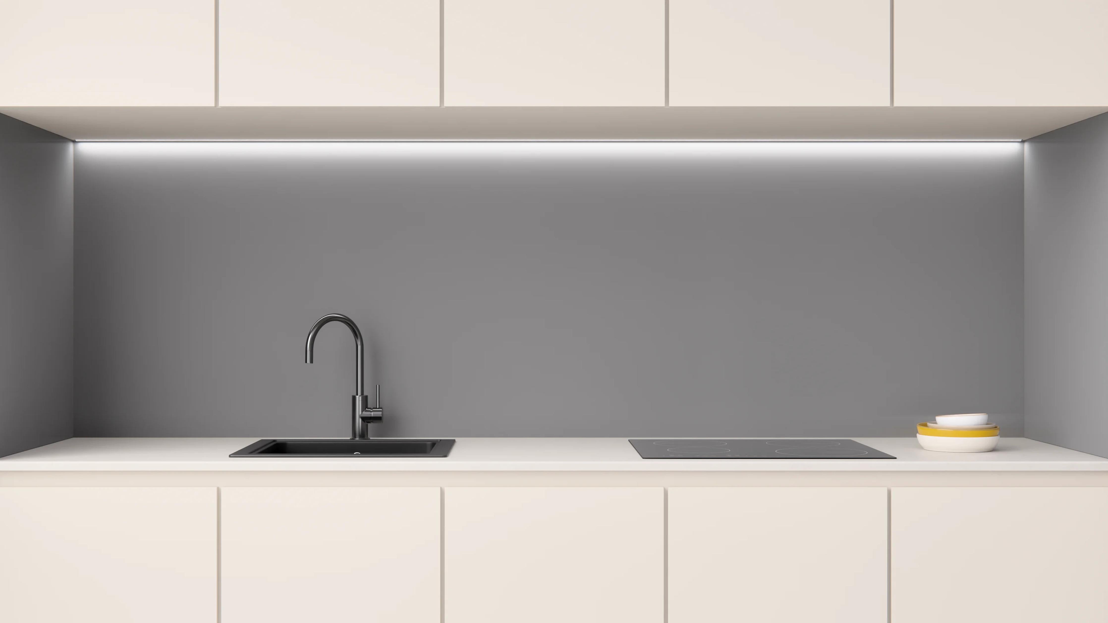Küchenrückwand - Premium Grey