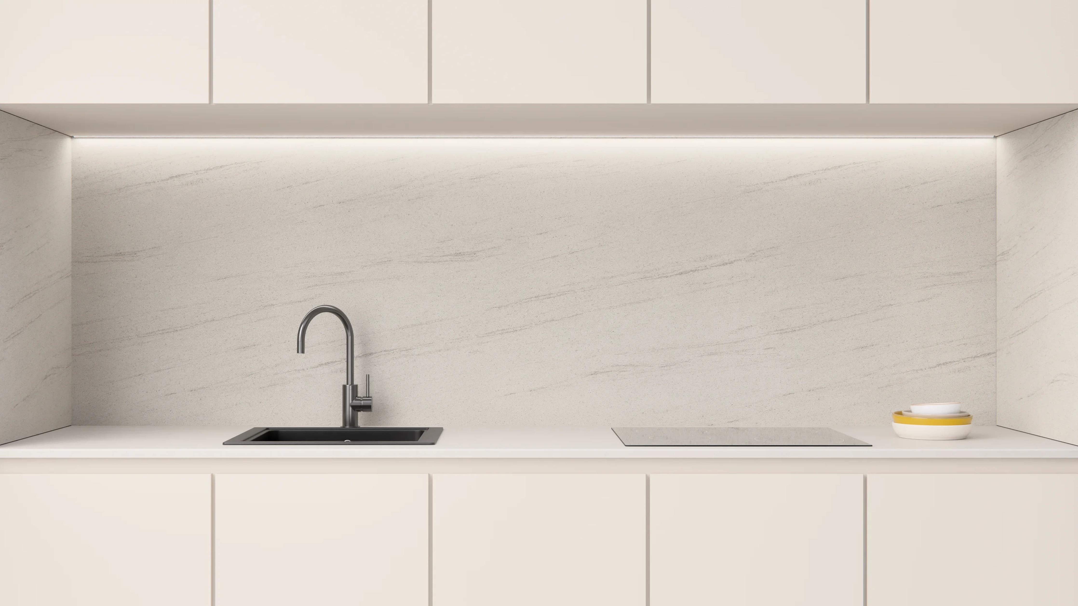 Küchenrückwand - Stone White Panama