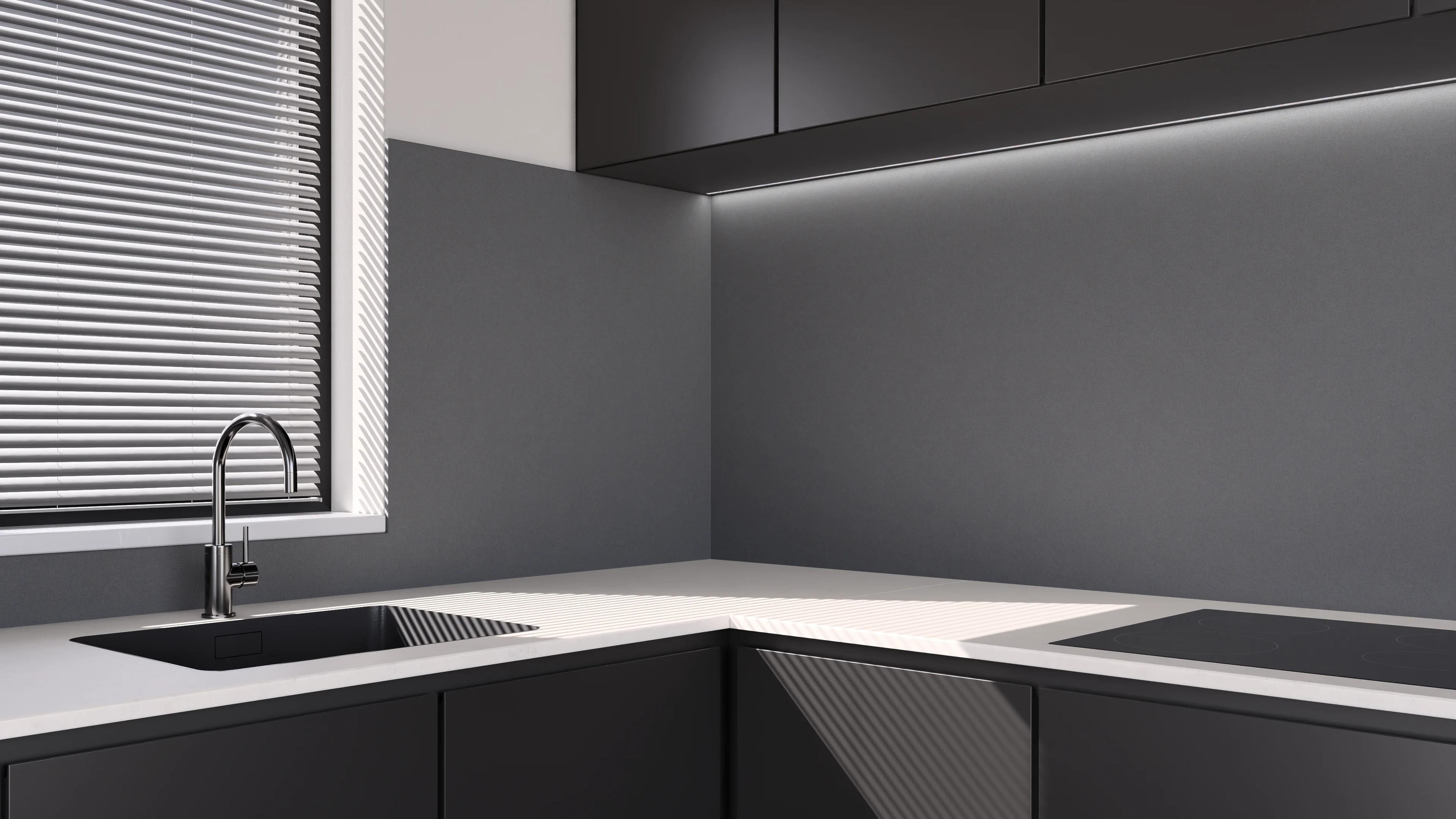 Küchenrückwand - Street Grey