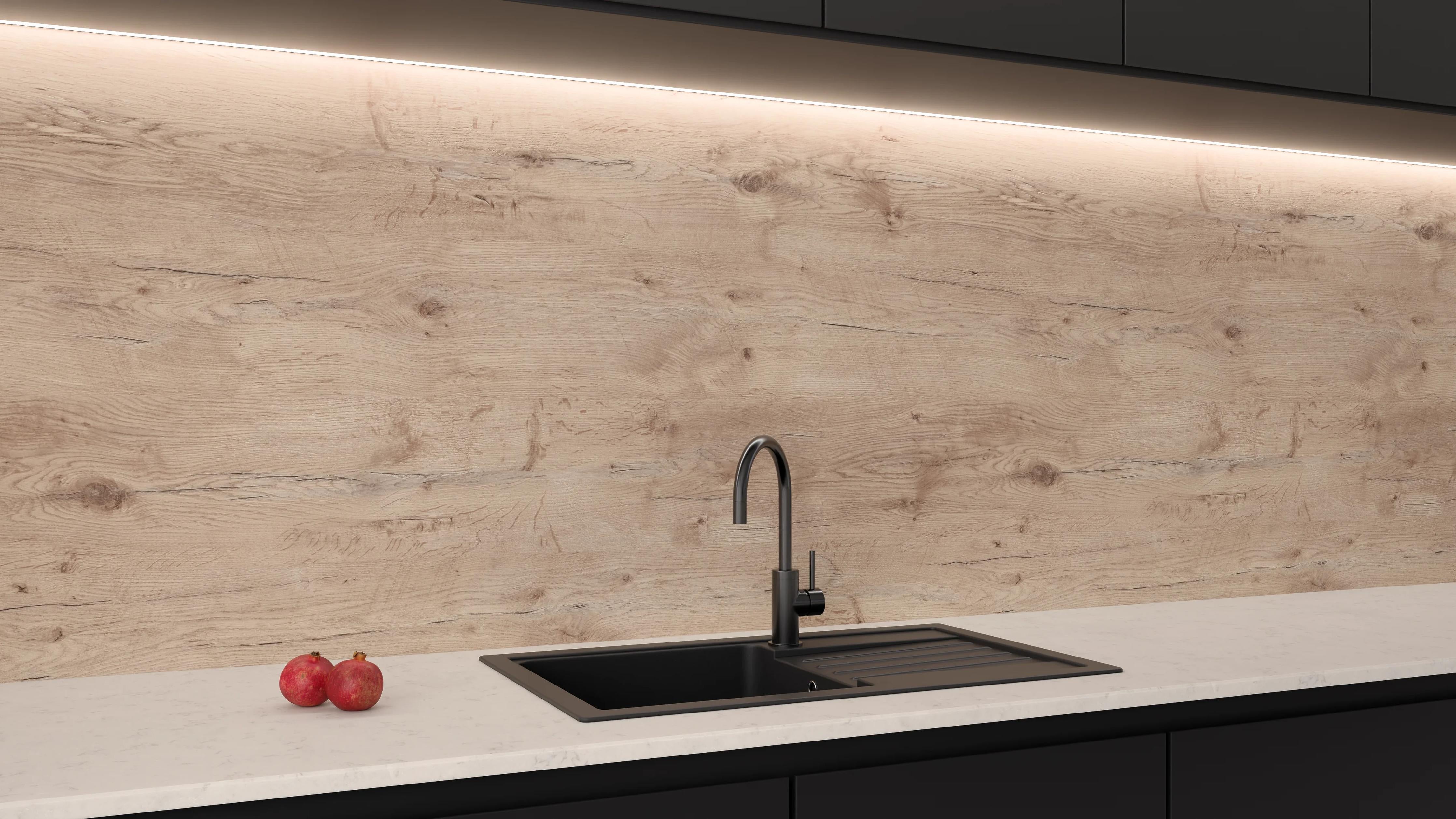 Küchenrückwand - Sunshine Wood