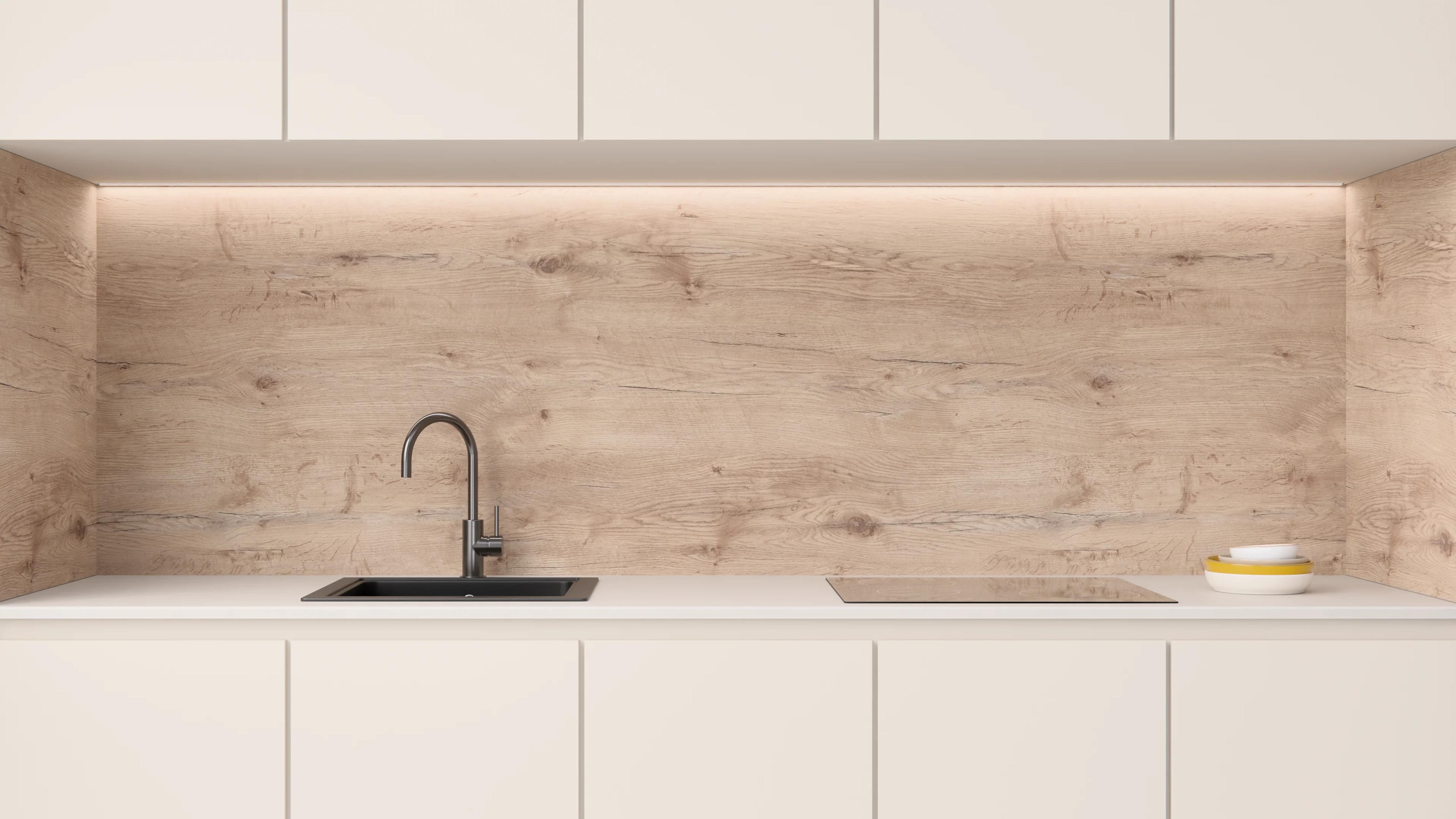 Küchenrückwand - Sunshine Wood