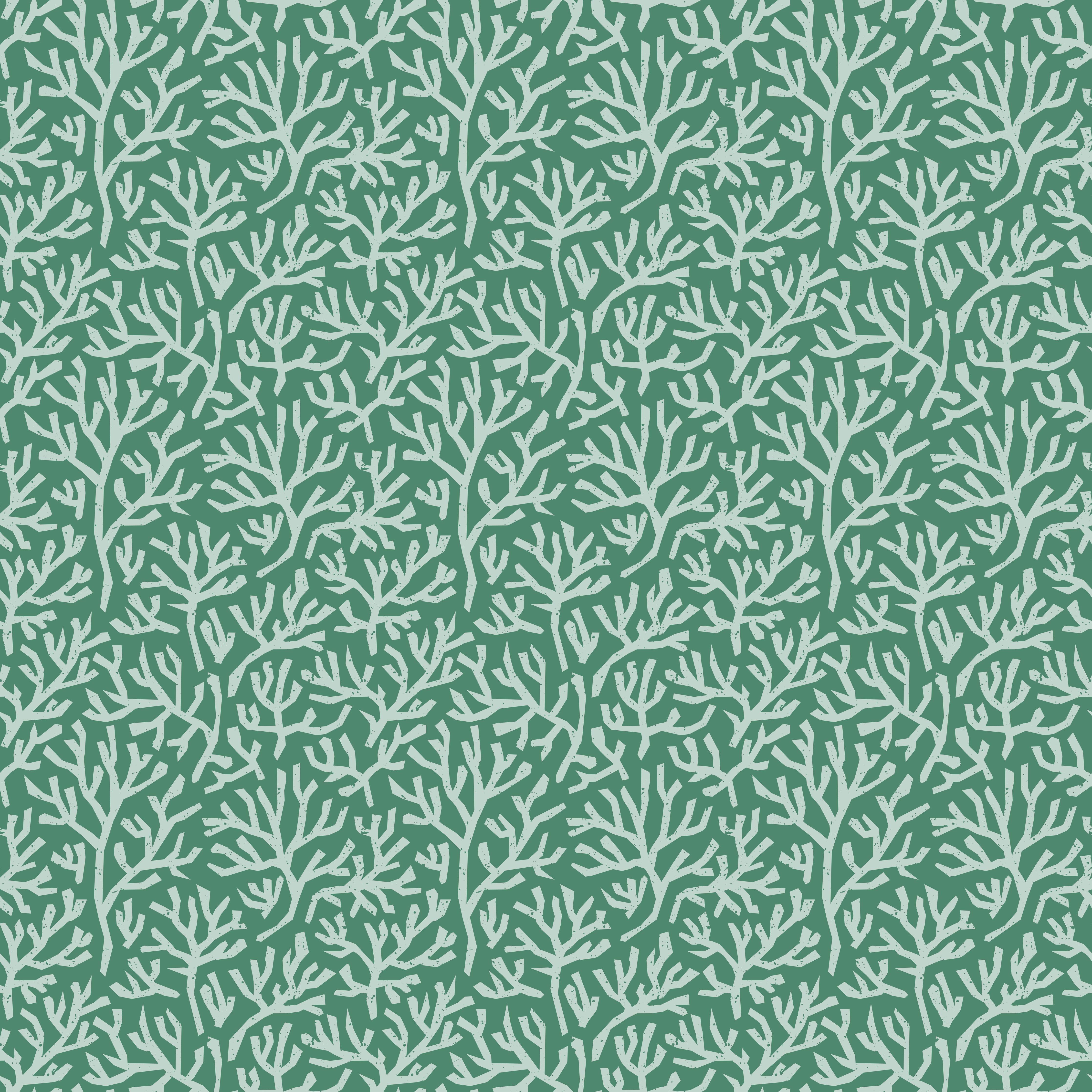 Küchenrückwand-Türkis Korallen Minimal-Muster