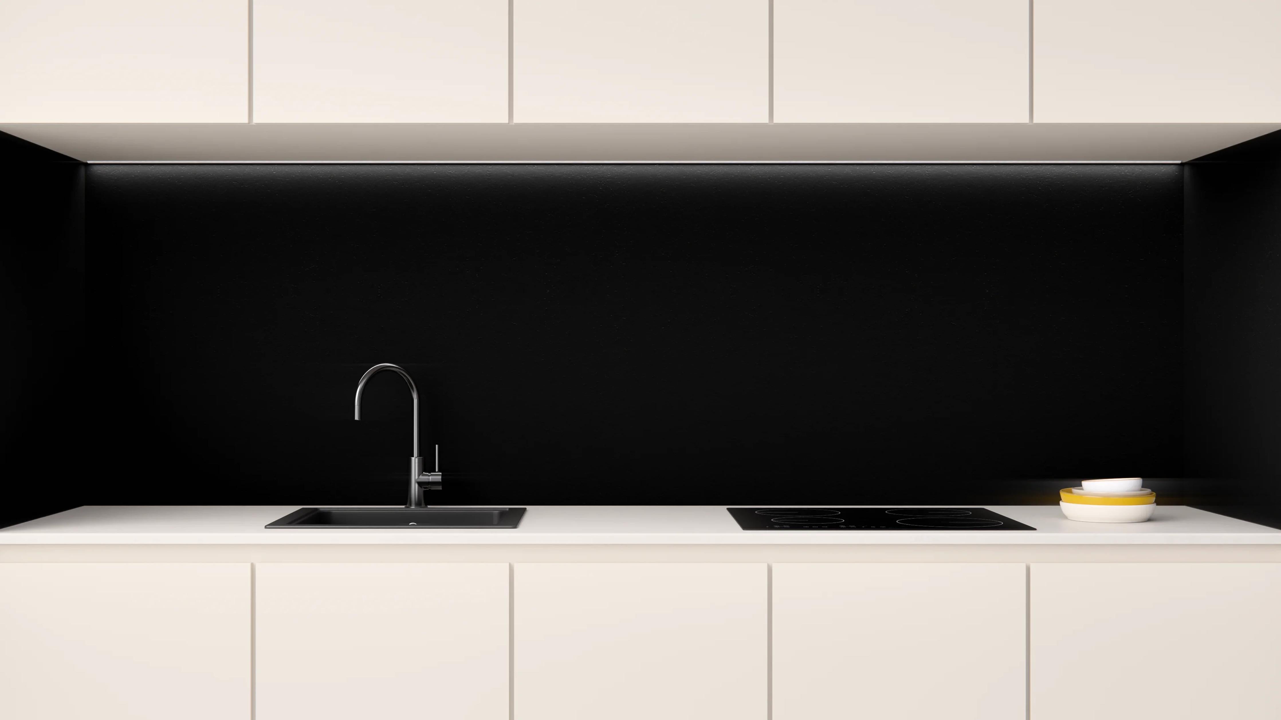 Küchenrückwand - Volcanic Black