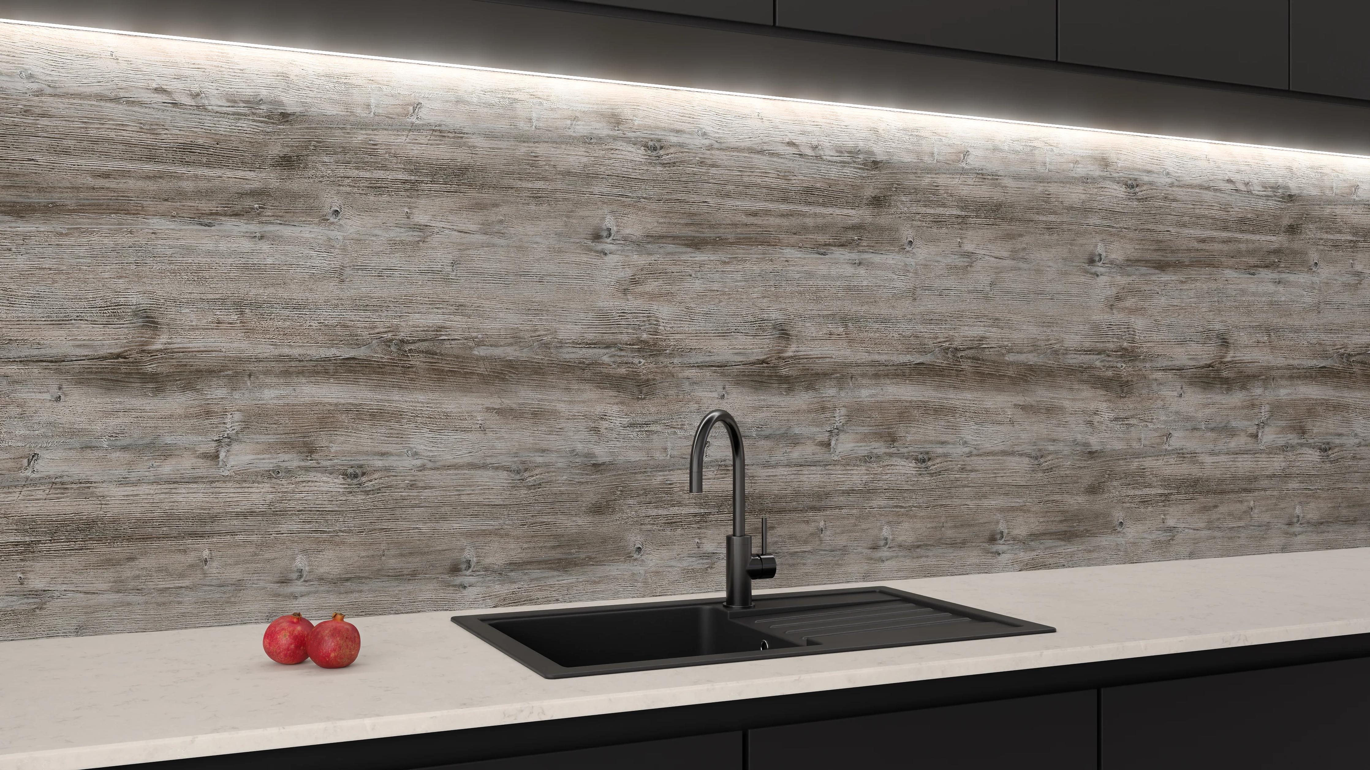 Küchenrückwand - Wood Ponderosa Pine