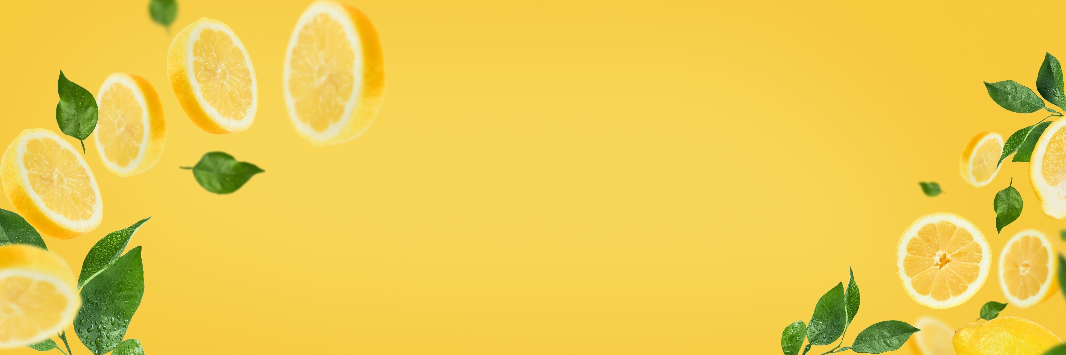 Küchenrückwand-Zitronen Limetten Gelb-Grün