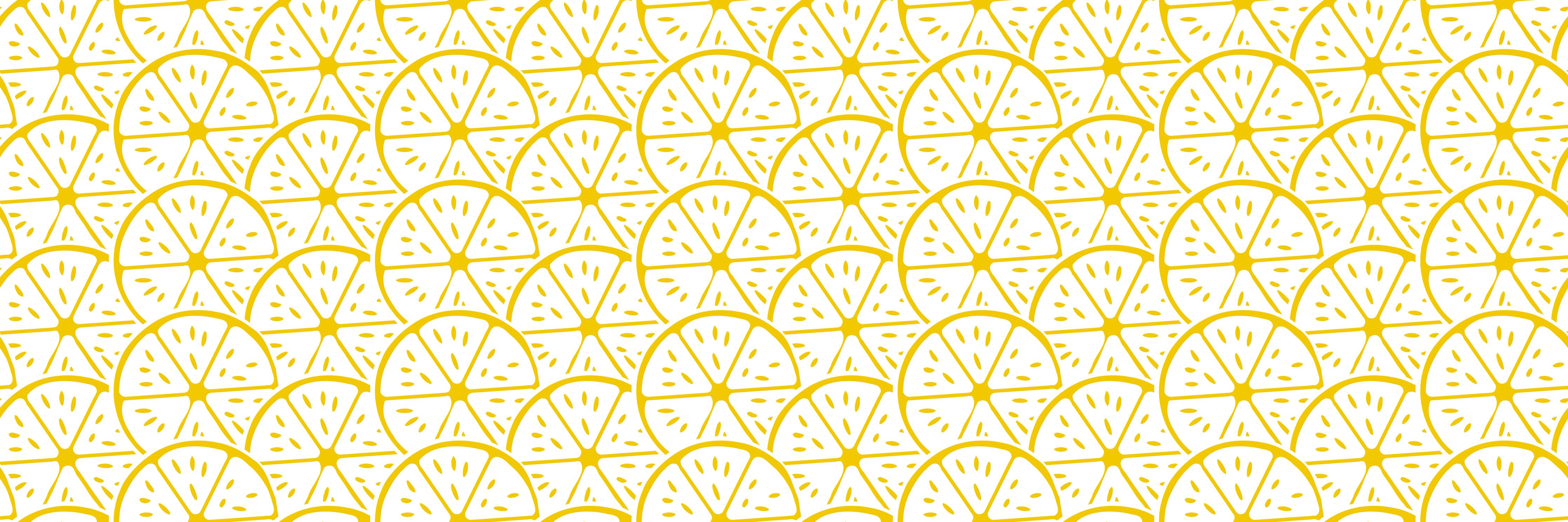 Küchenrückwand-Zitronen-Motiv Gelb Weiß