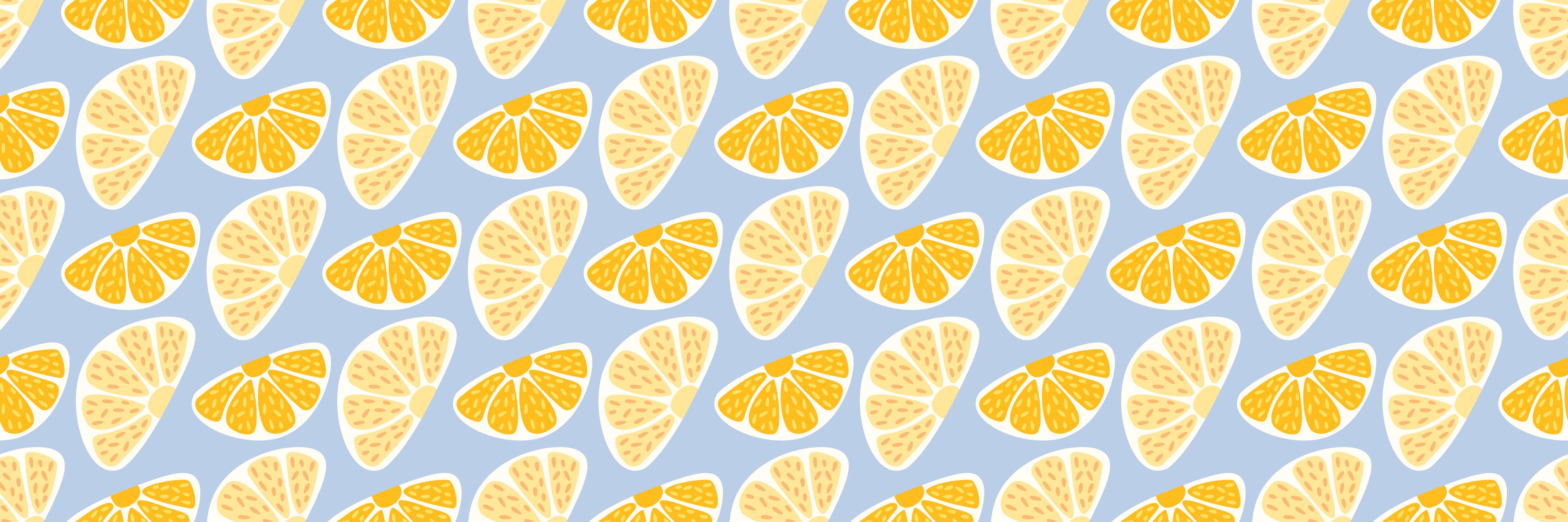 Küchenrückwand-Zitrus-Orange-Muster