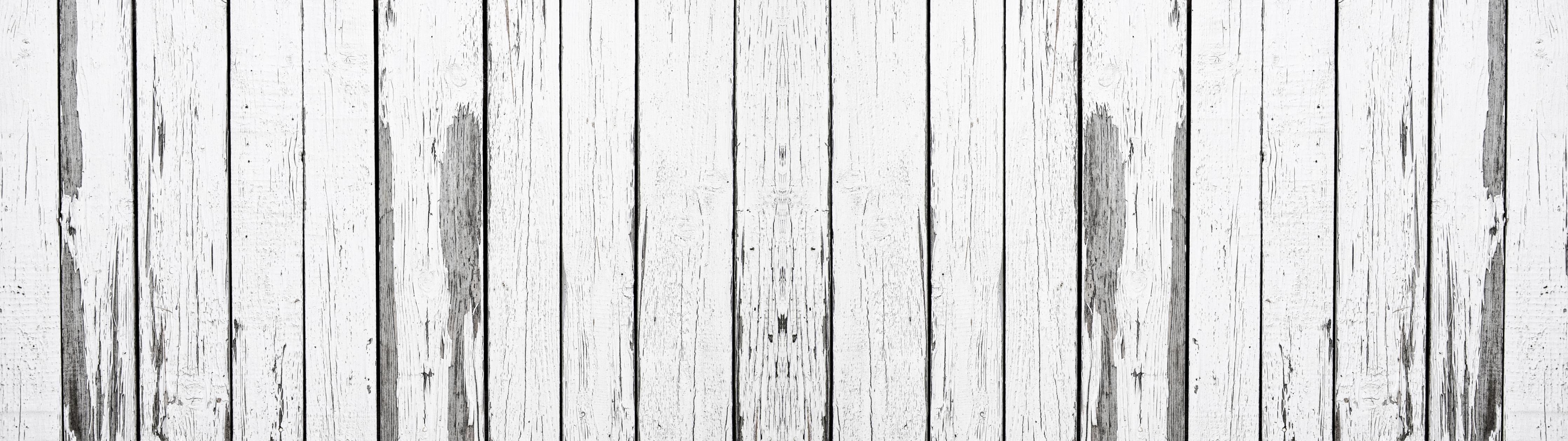 Küchenrückwand-Alt weiß lackierter Holzzaun