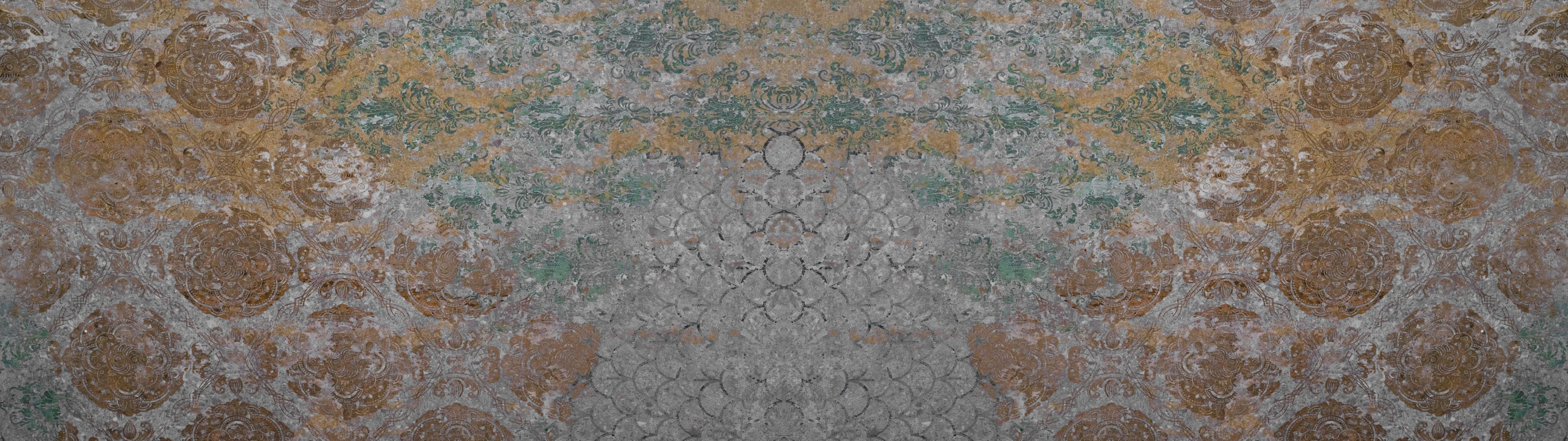 Küchenrückwand-Alte shabby Patchwork Motiv