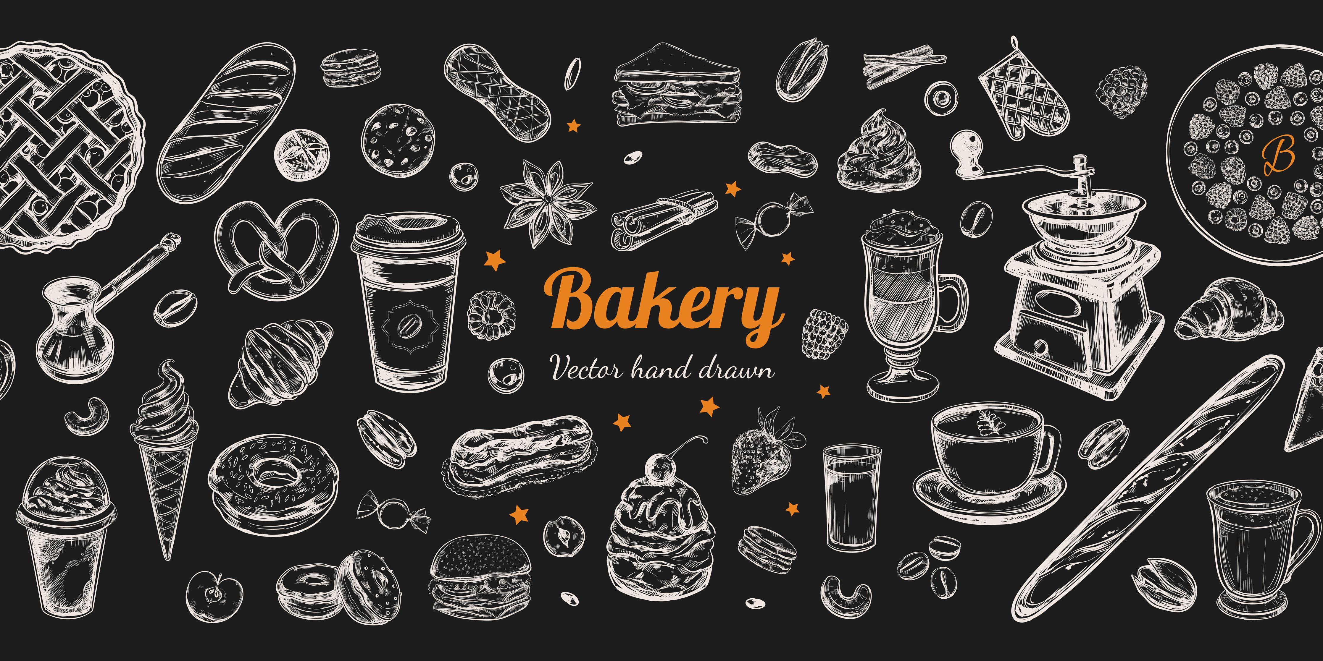 Küchenrückwand-Bäckerei