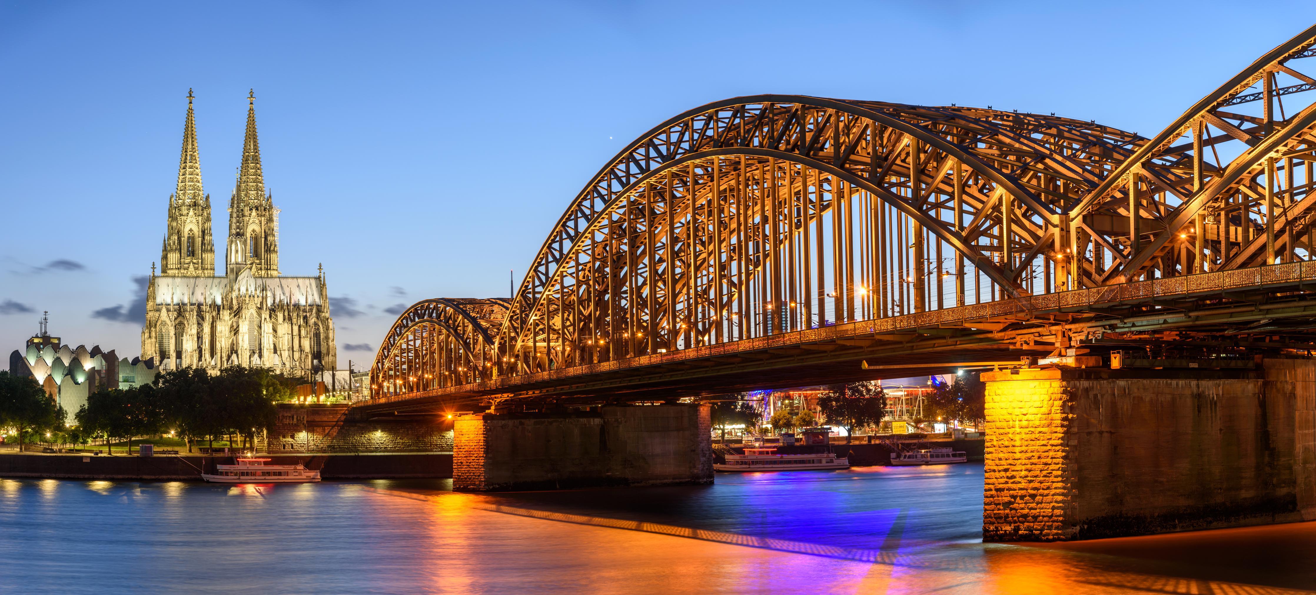 Küchenrückwand-Dombrücke in Köln - Deutschland