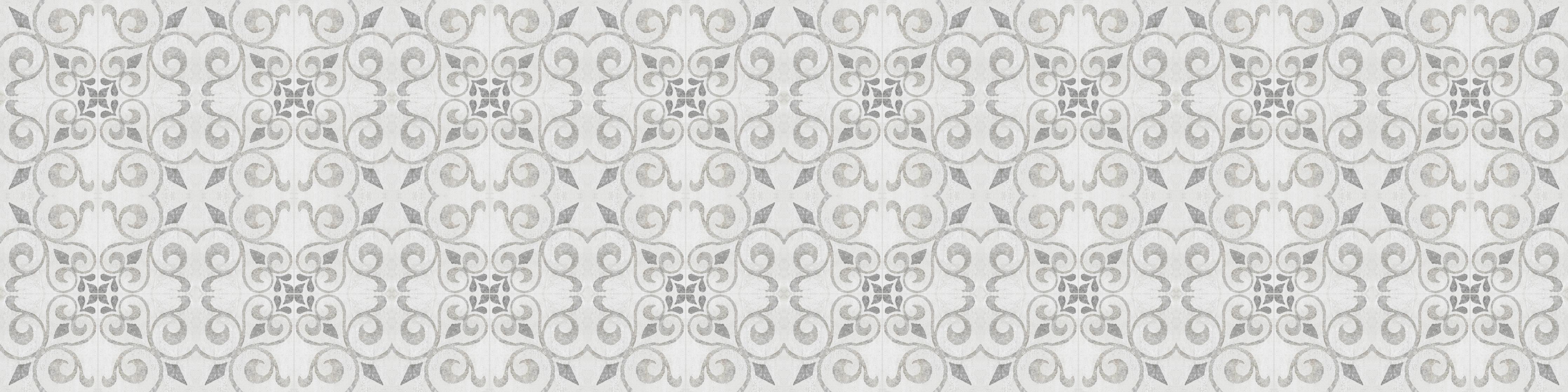 Küchenrückwand-Elegante weiße Vintage Fliesen