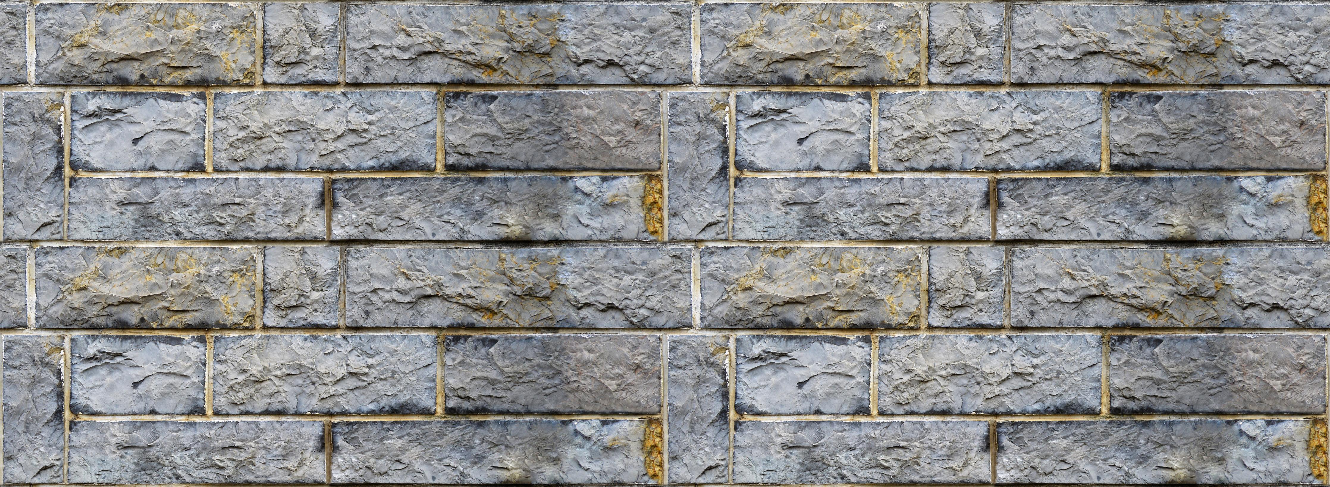 Küchenrückwand-Graue Schnittsteinmauer