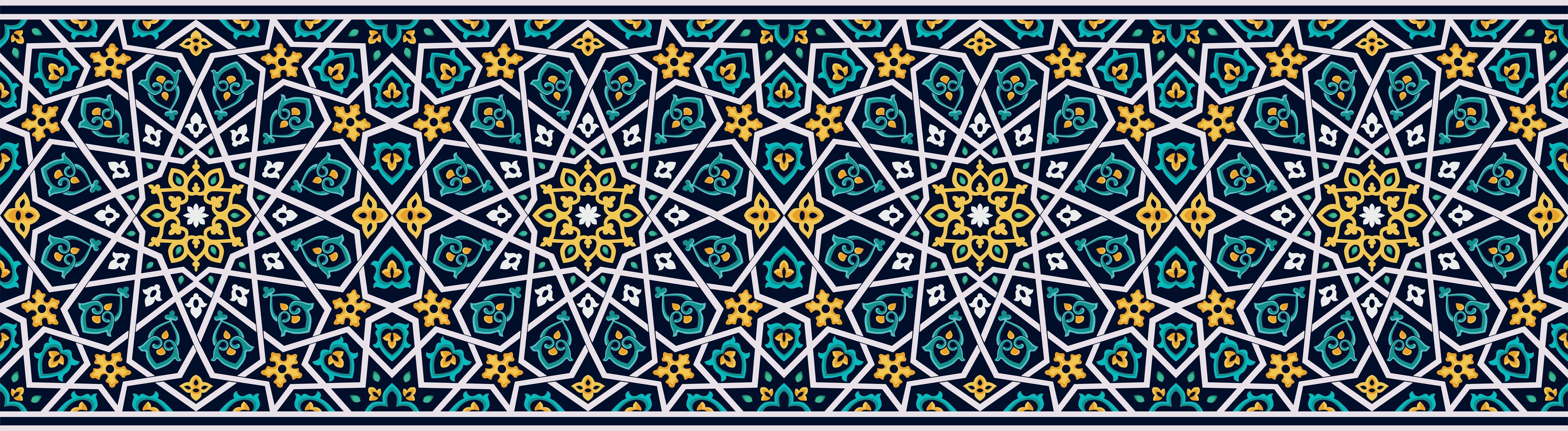 Küchenrückwand-Orientalische Sternstruktur