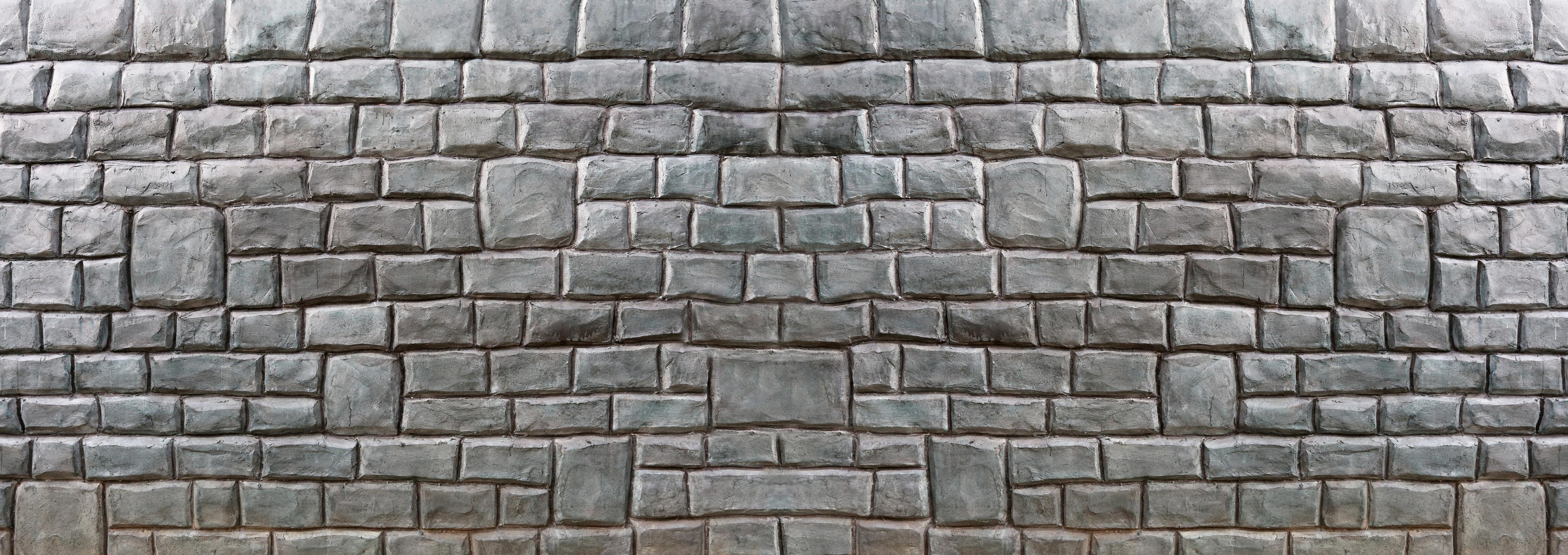 Küchenrückwand-Ungleichmäßig große Zementblöcke