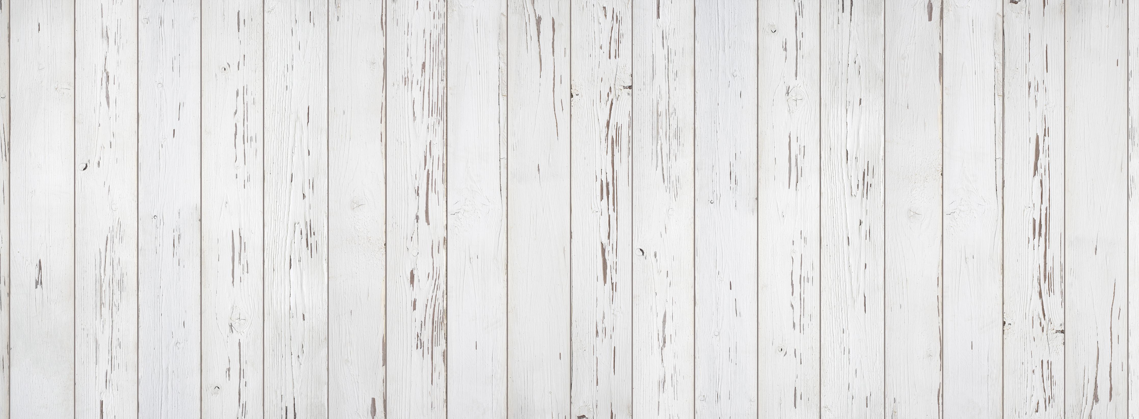 Küchenrückwand-Verwitterte weiße Holzdielen