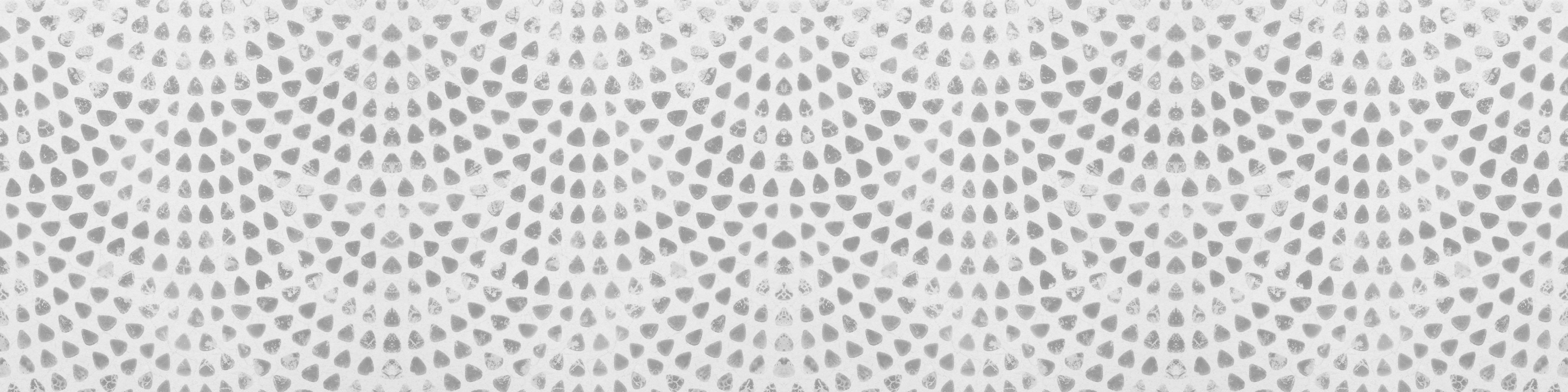 Küchenrückwand-Weiße geometrisches Stempelmuster