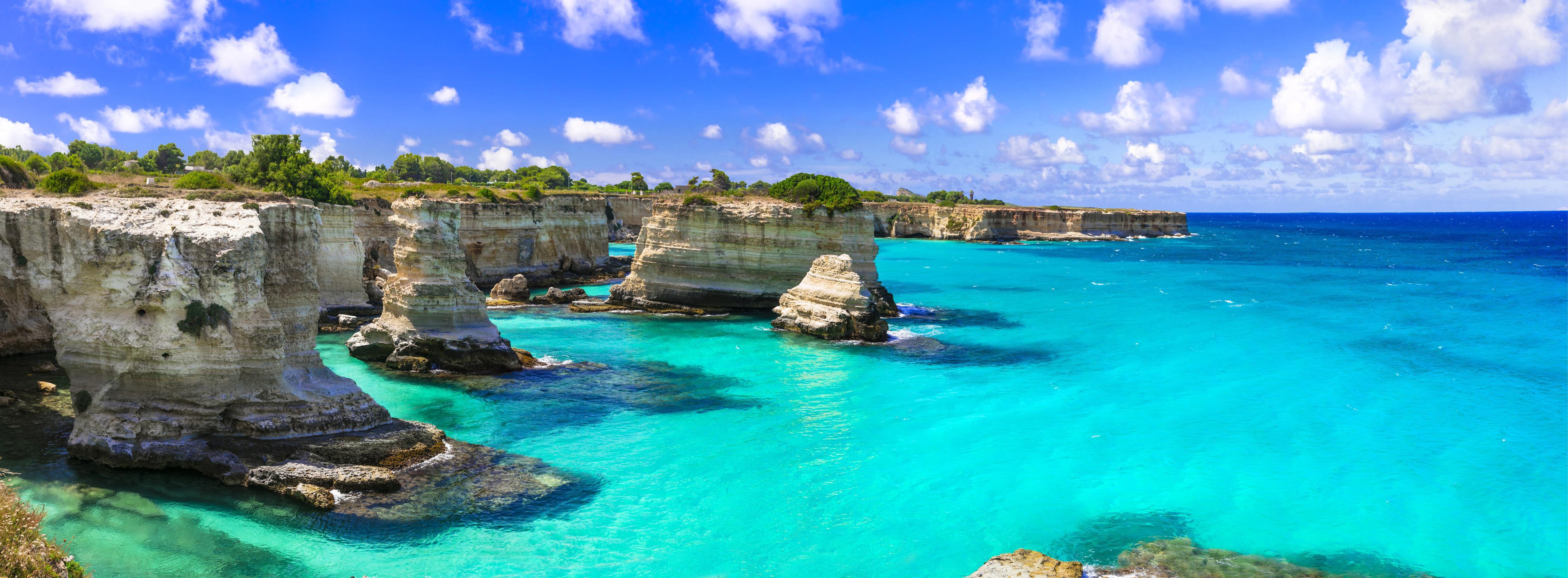 Küchenrückwand-Wunderschöne Meereslandschaften in Apulien