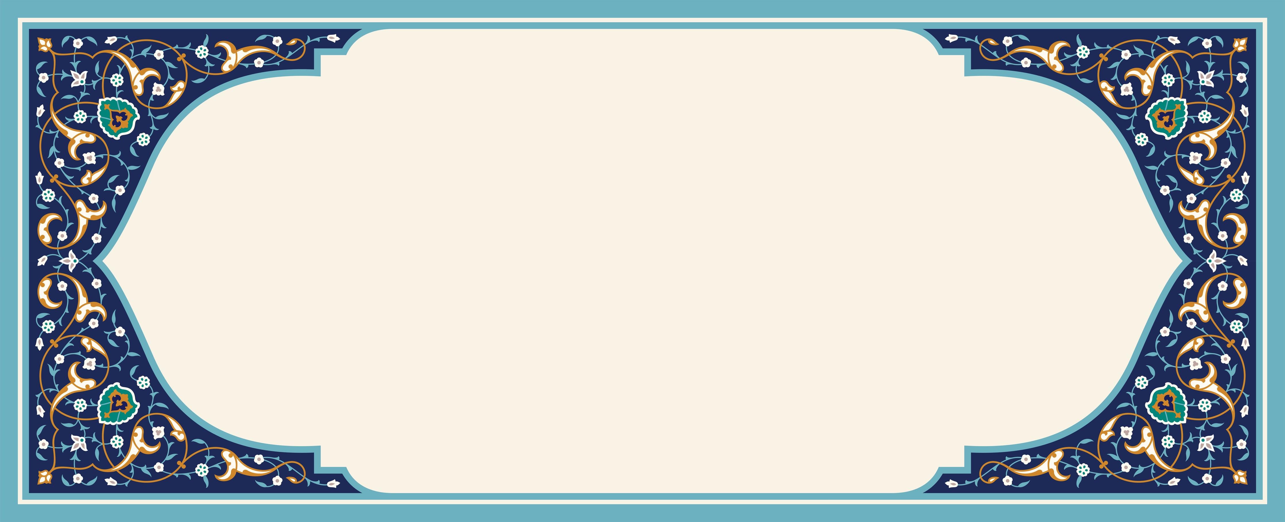 Küchenrückwand-Luxuriöser Bilderrahmen mit orientalischem Muster