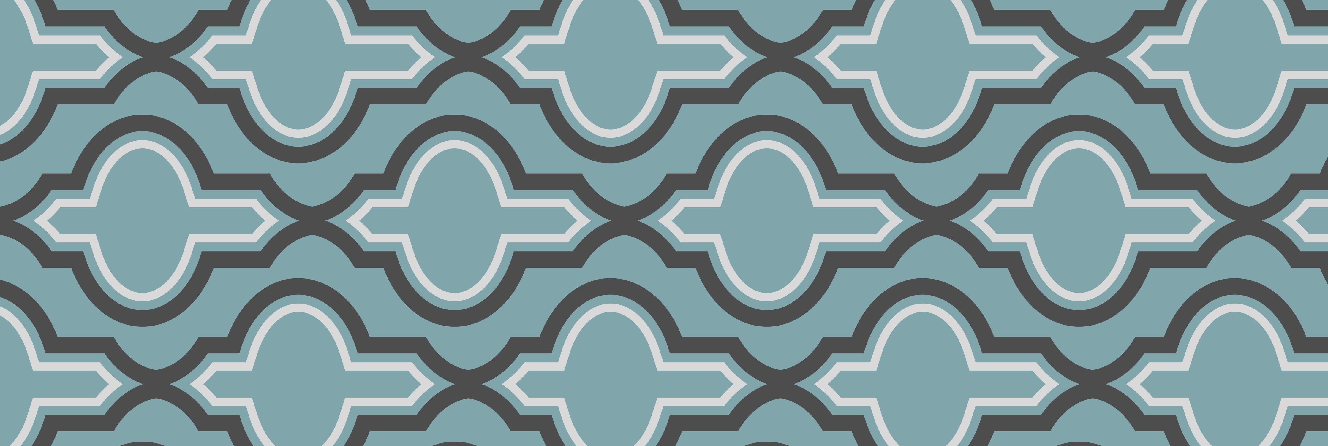 Küchenrückwand-Modernes Grau und Weißes Grafikmuster