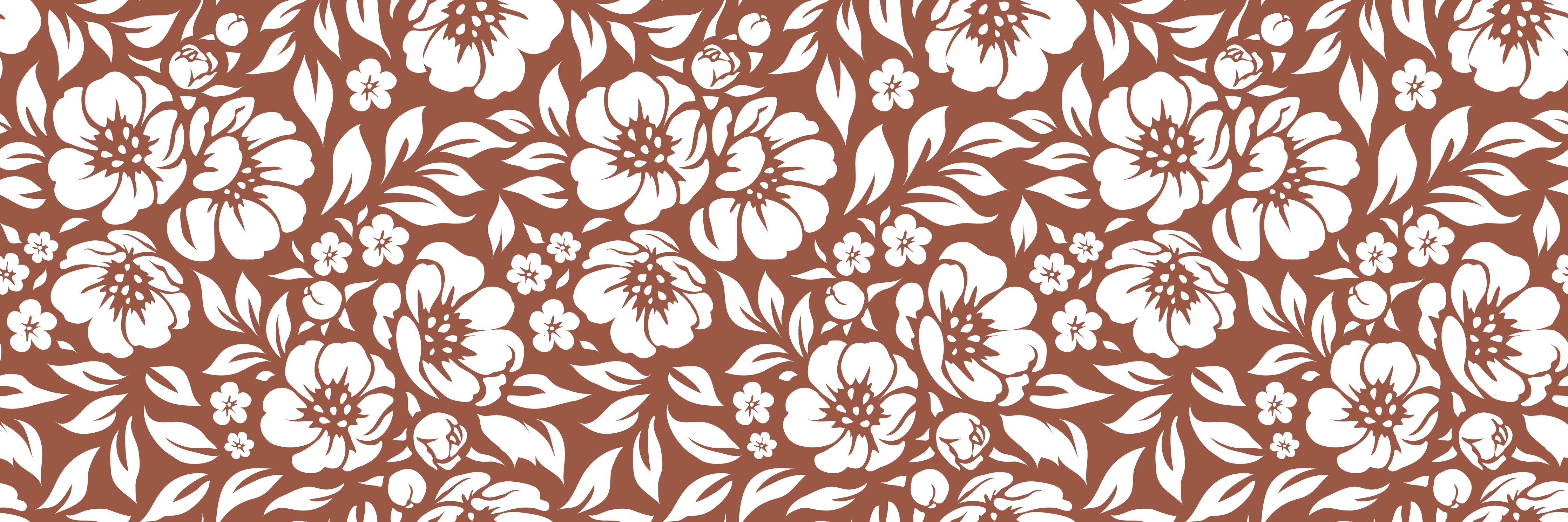 Küchenrückwand-Natura Floreale Ruggine