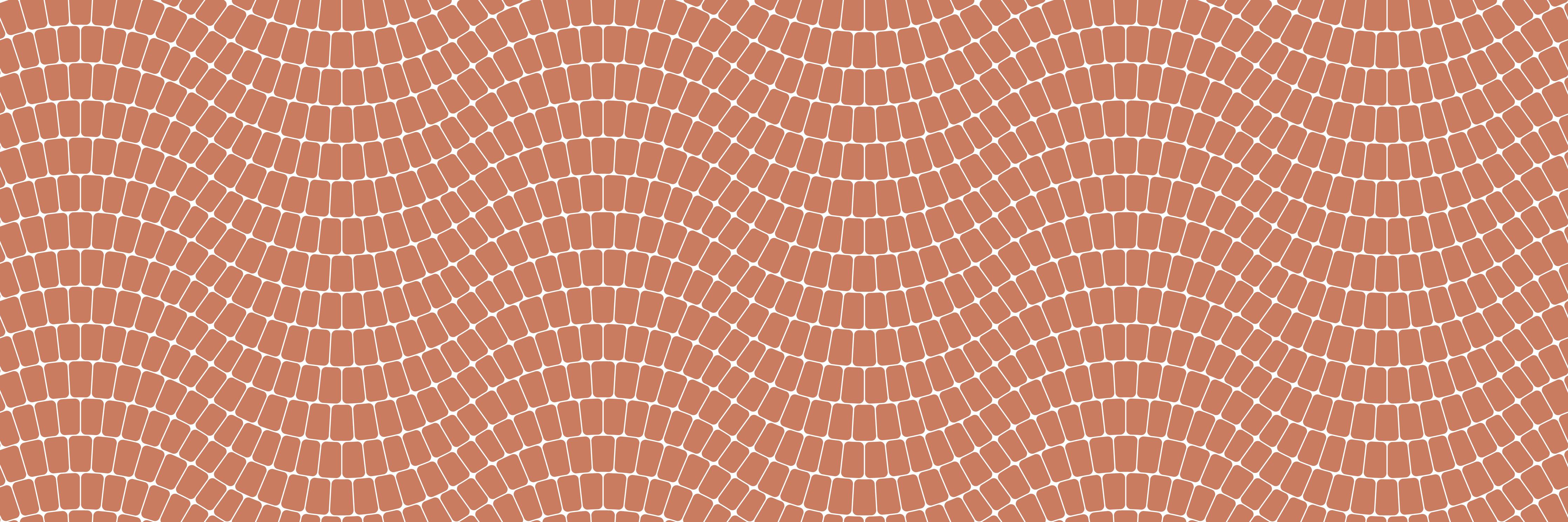 Küchenrückwand-Onde Sinuoso Terracotta