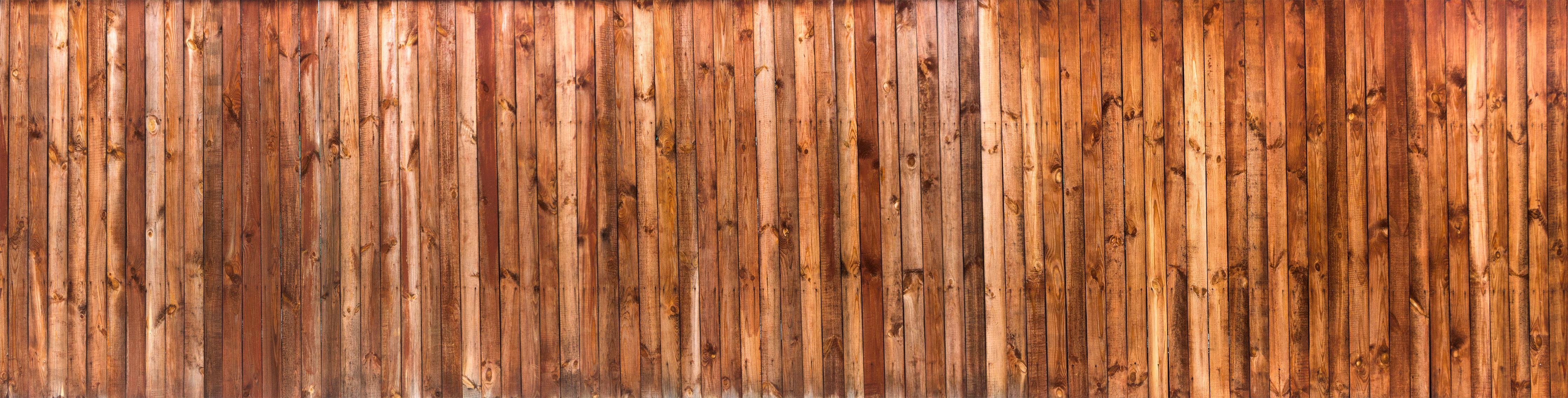 Küchenrückwand-Panorama Holzplanken Tisch Hintergrund