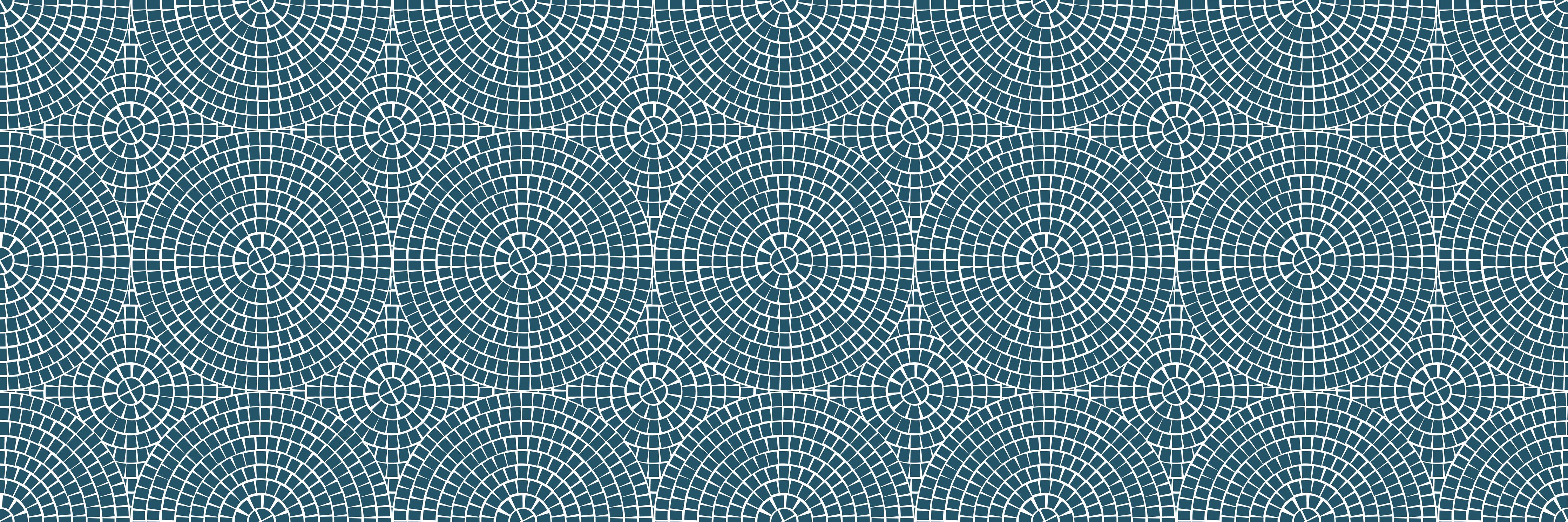 Küchenrückwand-Pietre Mosaico Blu Petrolio