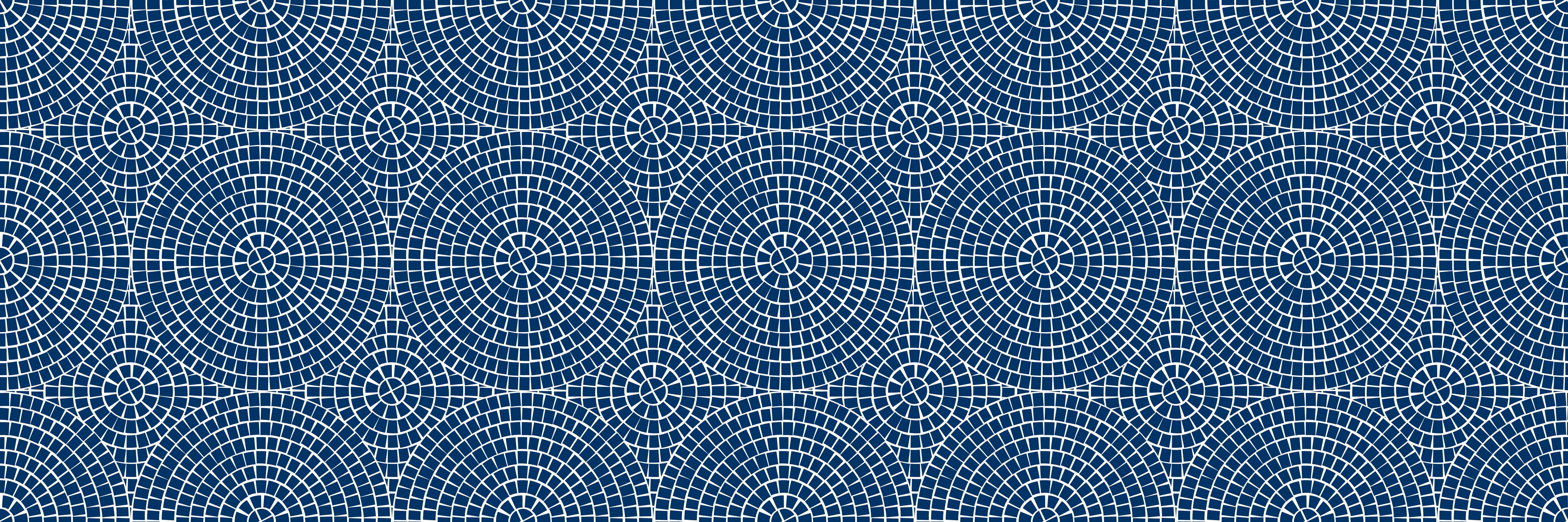 Küchenrückwand-Pietre Mosaico Blu notte