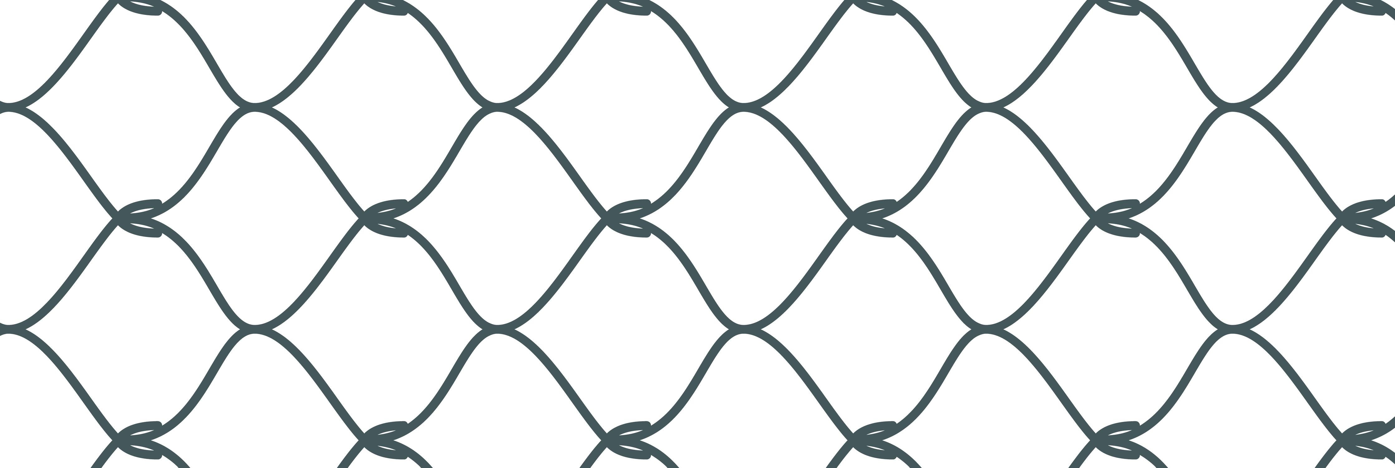 Küchenrückwand-Robuster Maschendrahtzaun in Grau