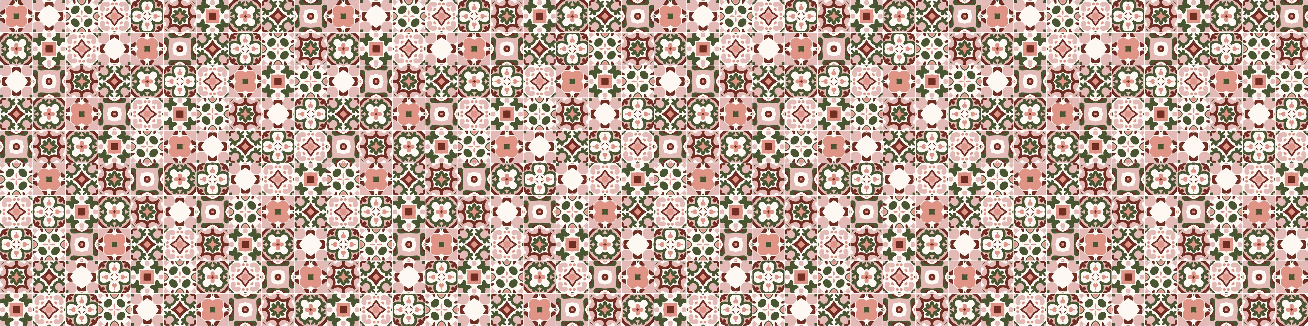 Küchenrückwand-Stilvolles rosé-goldenes Mosaik Design