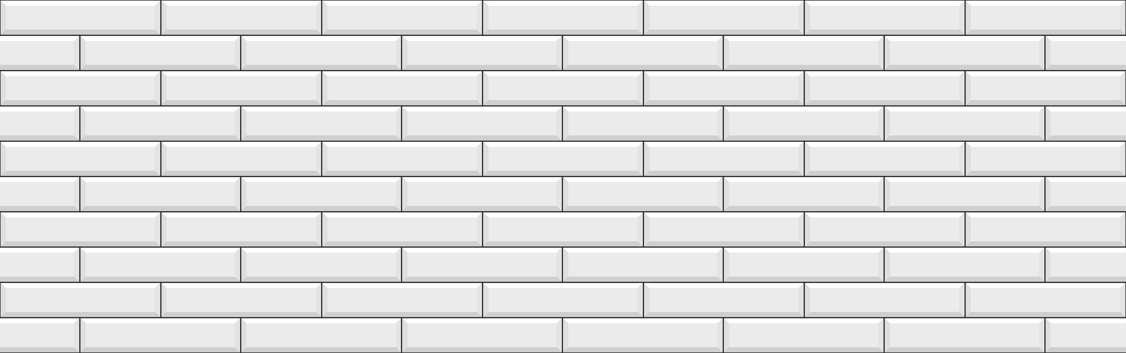 Küchenrückwand-Strukturierte Weiße Ziegel Optik