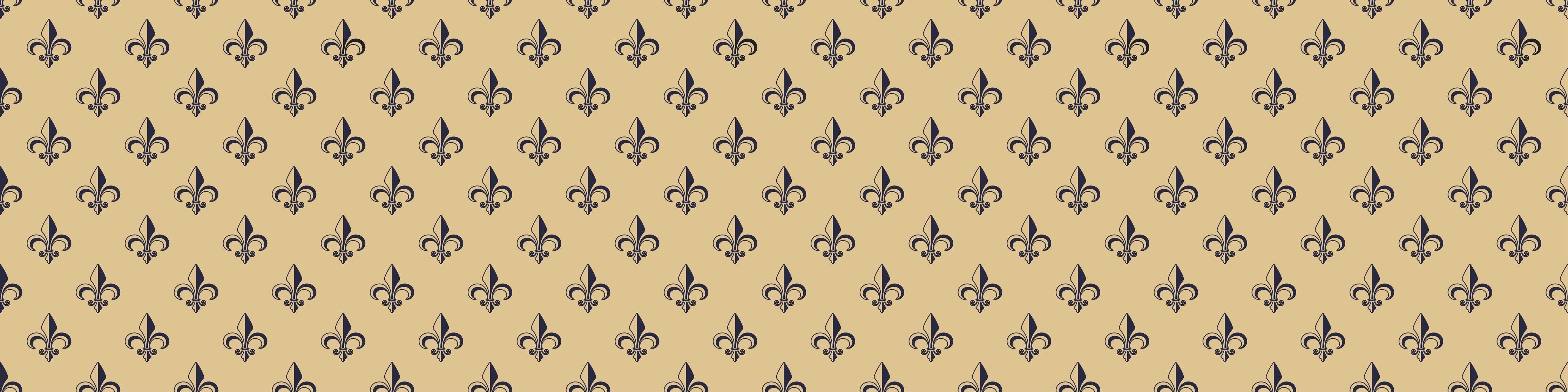 Küchenrückwand-Vintage Tapetenmuster in Gold Braun