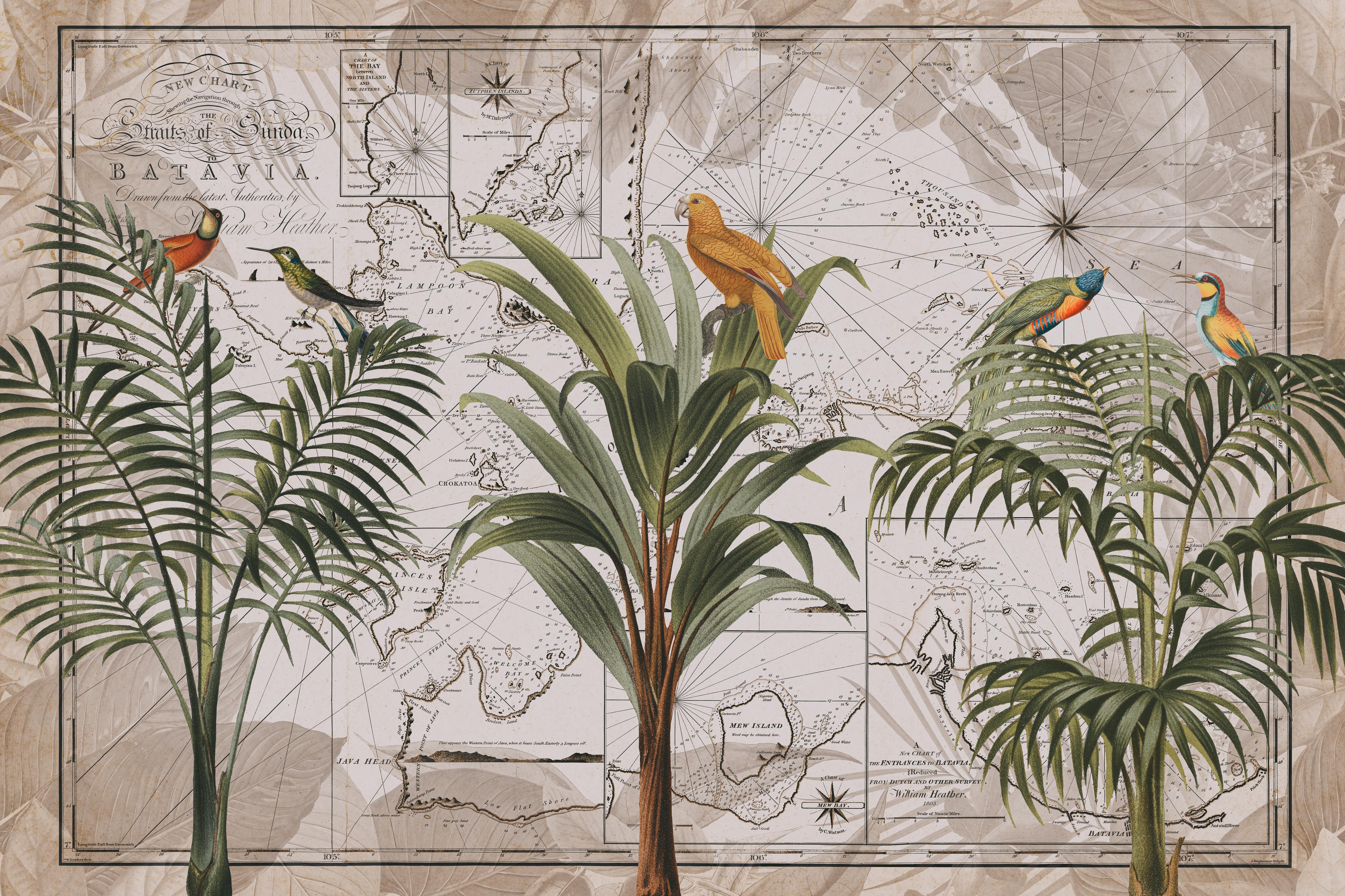 Küchenrückwand-Weltkarte - Indonesien