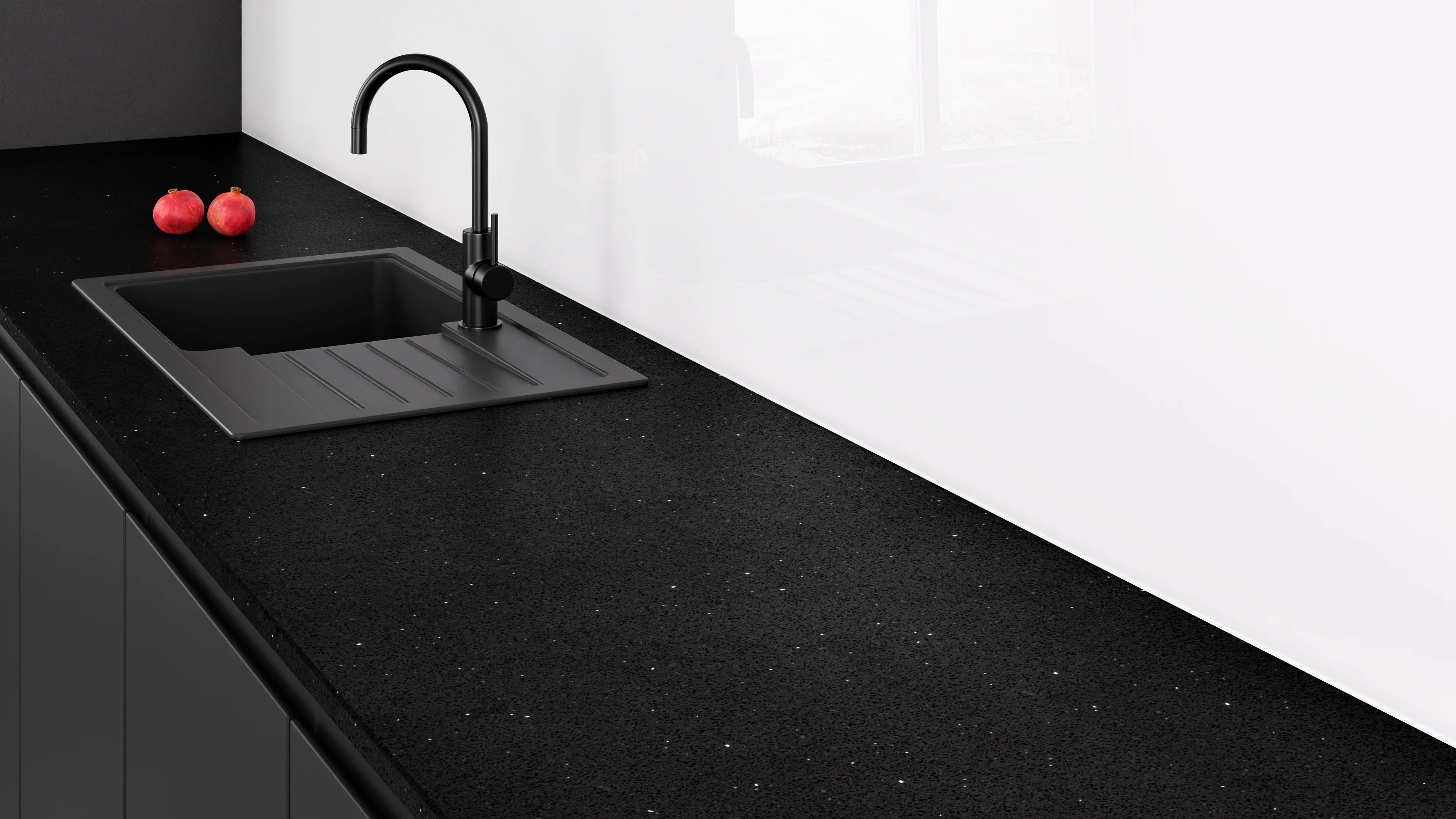 Arbeitsplatte - Skydance Black