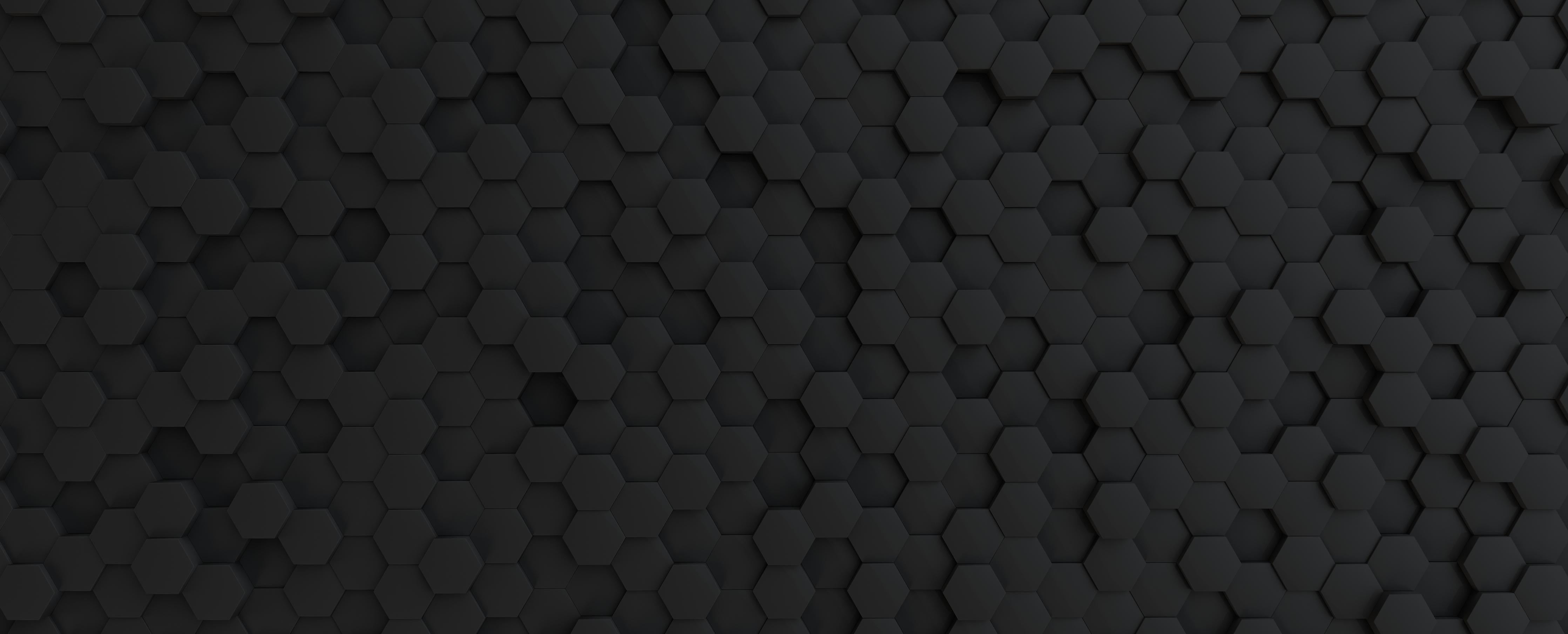 Spritzschutz-3D Hexagon Textur Dunkelgrau Illustration